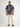Poloshirt mit floralem All-over-Print, grosse Größen - Polo Shirt Kurzarm