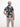 Poloshirt mit floralem All-over-Print, 100 % Baumwolle - Polo Shirt Kurzarm