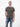 Serafino Shirt mit Rundhalsausschnitt und Knopfleiste - T-Shirt Rundhals