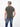 Serafino Shirt mit Rundhalsausschnitt und Knopfleiste - T-Shirt Rundhals