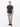 Serafino Shirt mit Rundhalsausschnitt und Knopfleiste - T-Shirt Rundhals