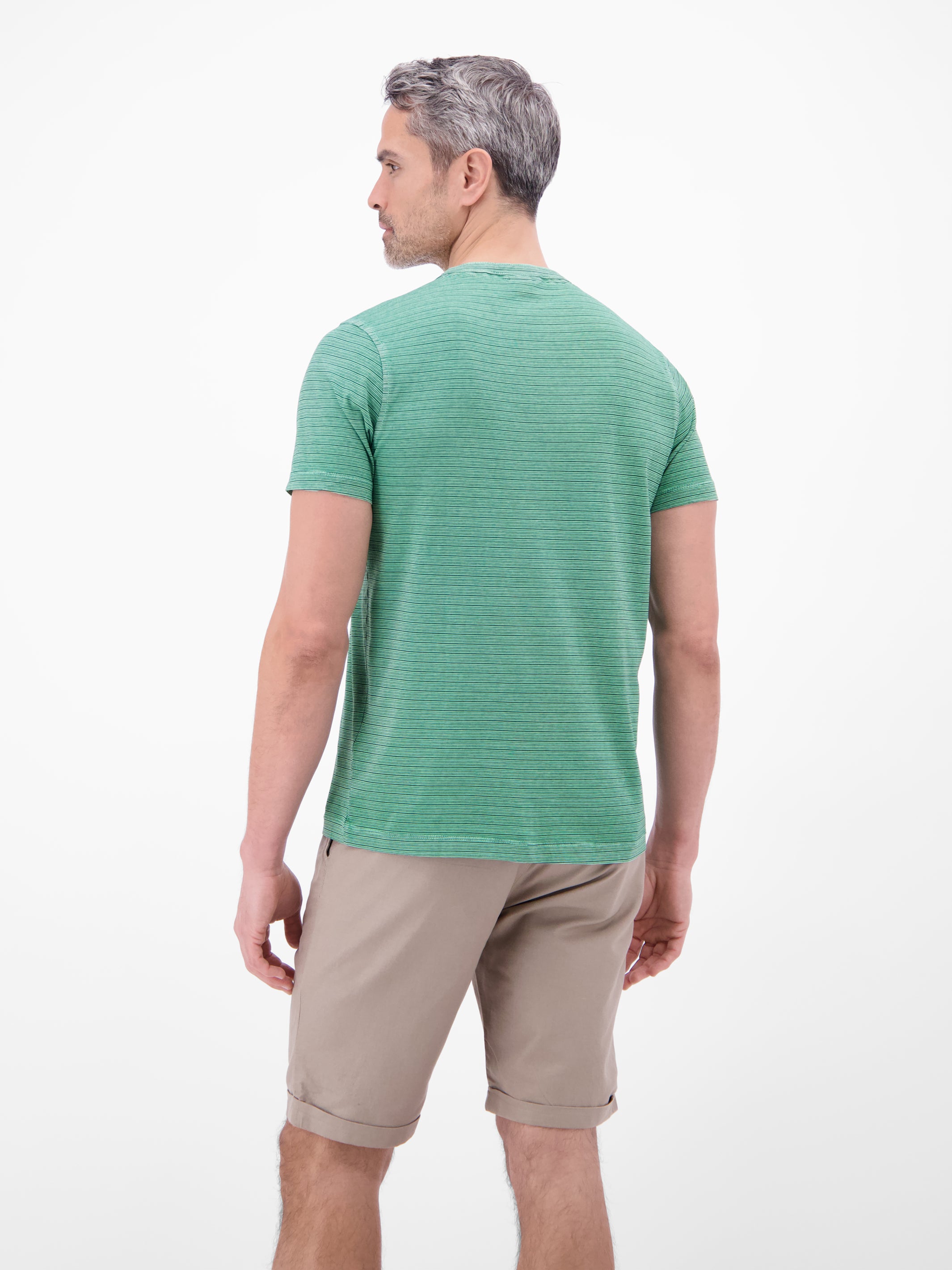 T-Shirt in Fineliner-Optik, Rundhalsausschnitt - T-Shirt Rundhals