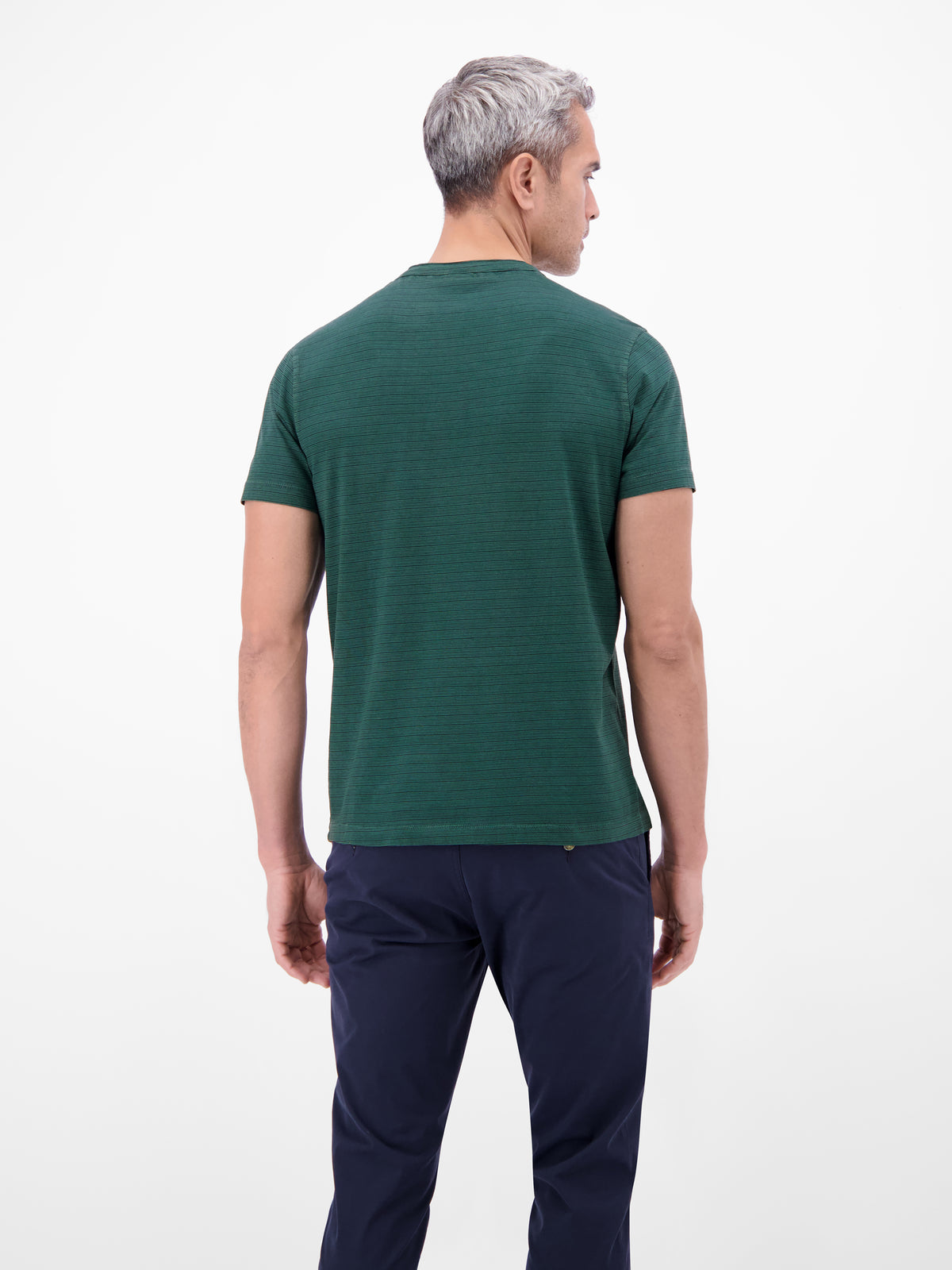 T-Shirt in Fineliner-Optik, Rundhalsausschnitt - T-Shirt Rundhals