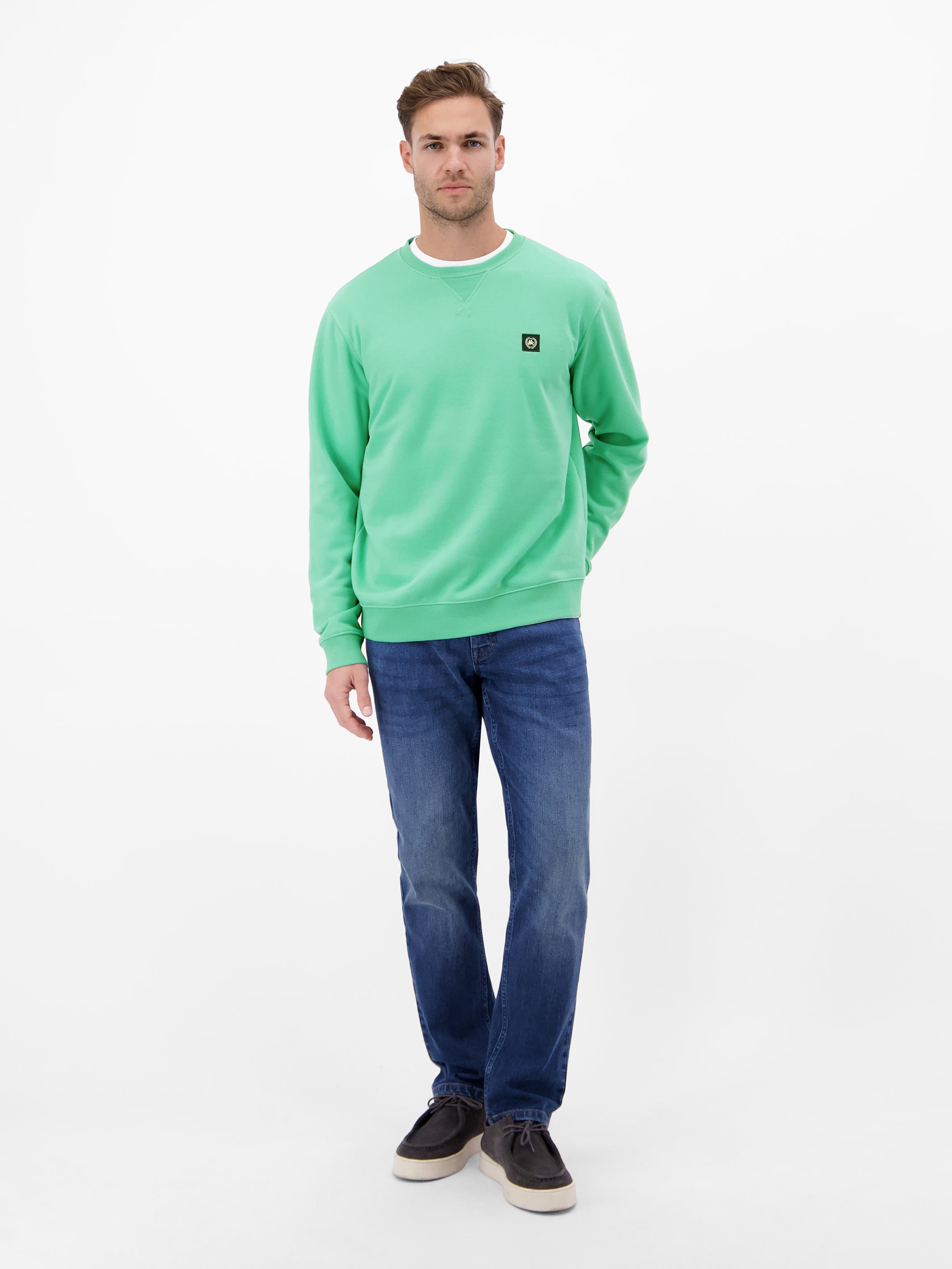Sweatshirt aus Baumwollmix, O-Neck - Sweatshirt