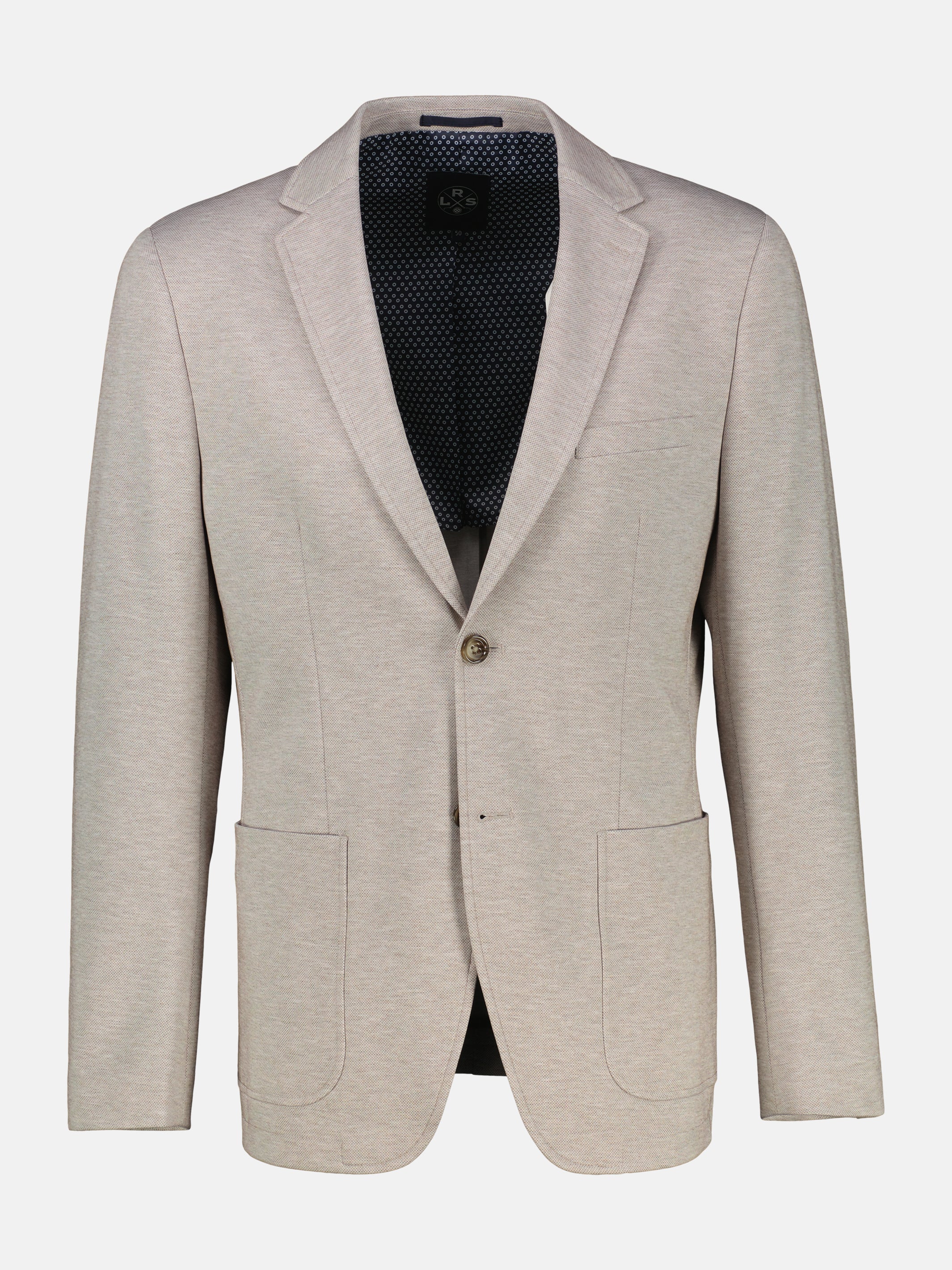 Leichter Jersey-Blazer mit bedrucktem Futter - Sakko