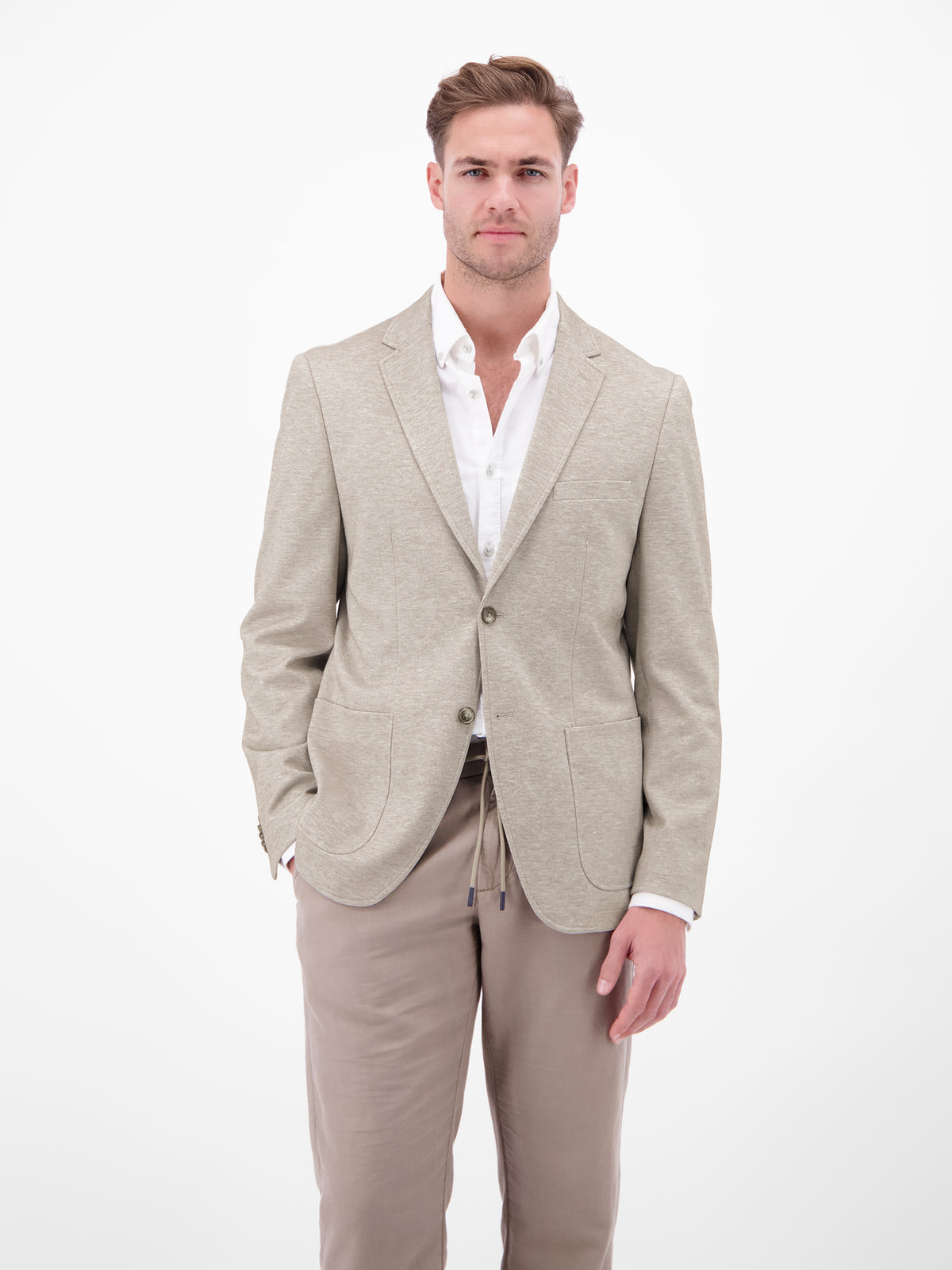 Jerseyblazer in Strickoptik - Sakko
