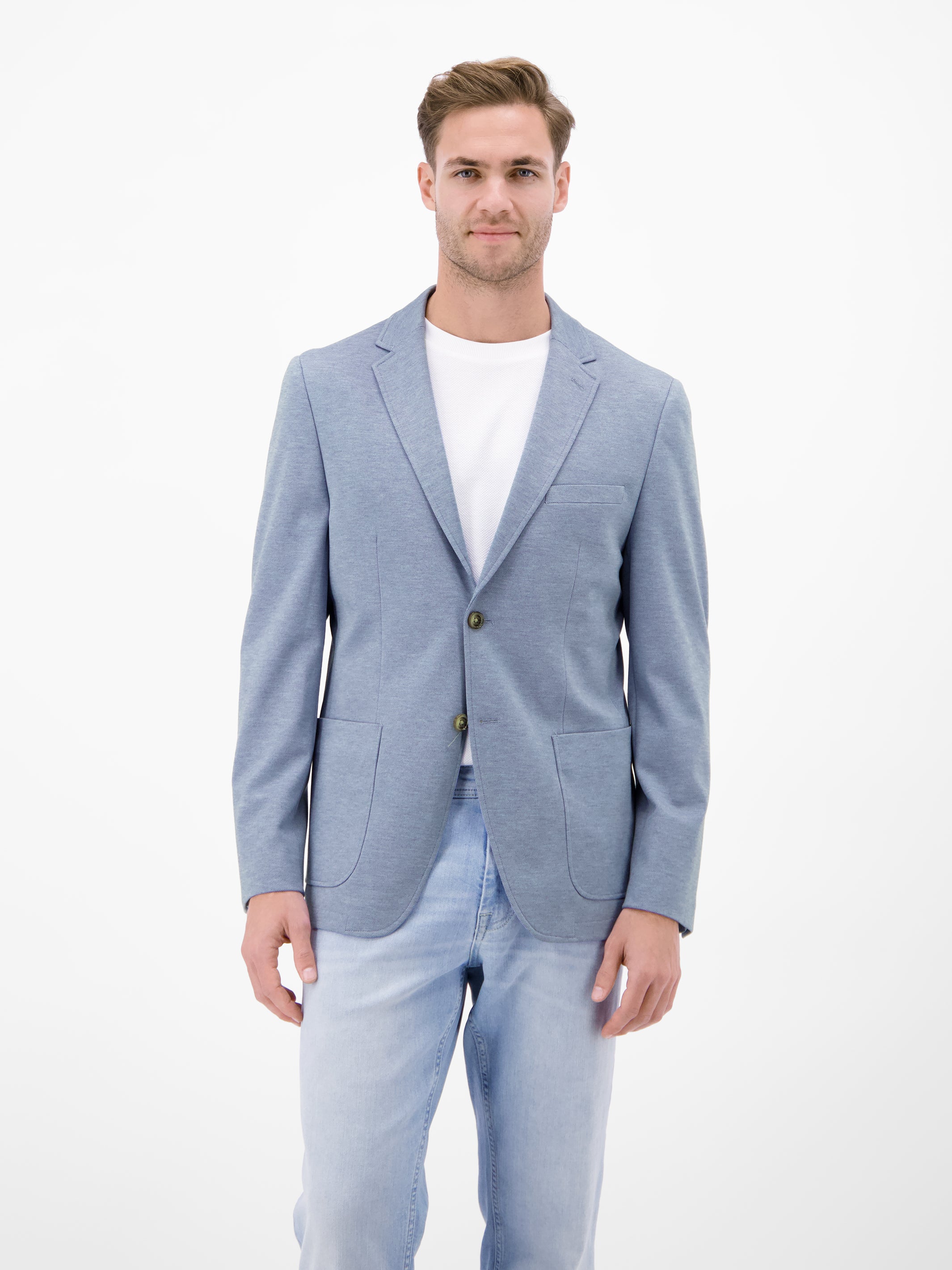 Jerseyblazer in Strickoptik - Sakko