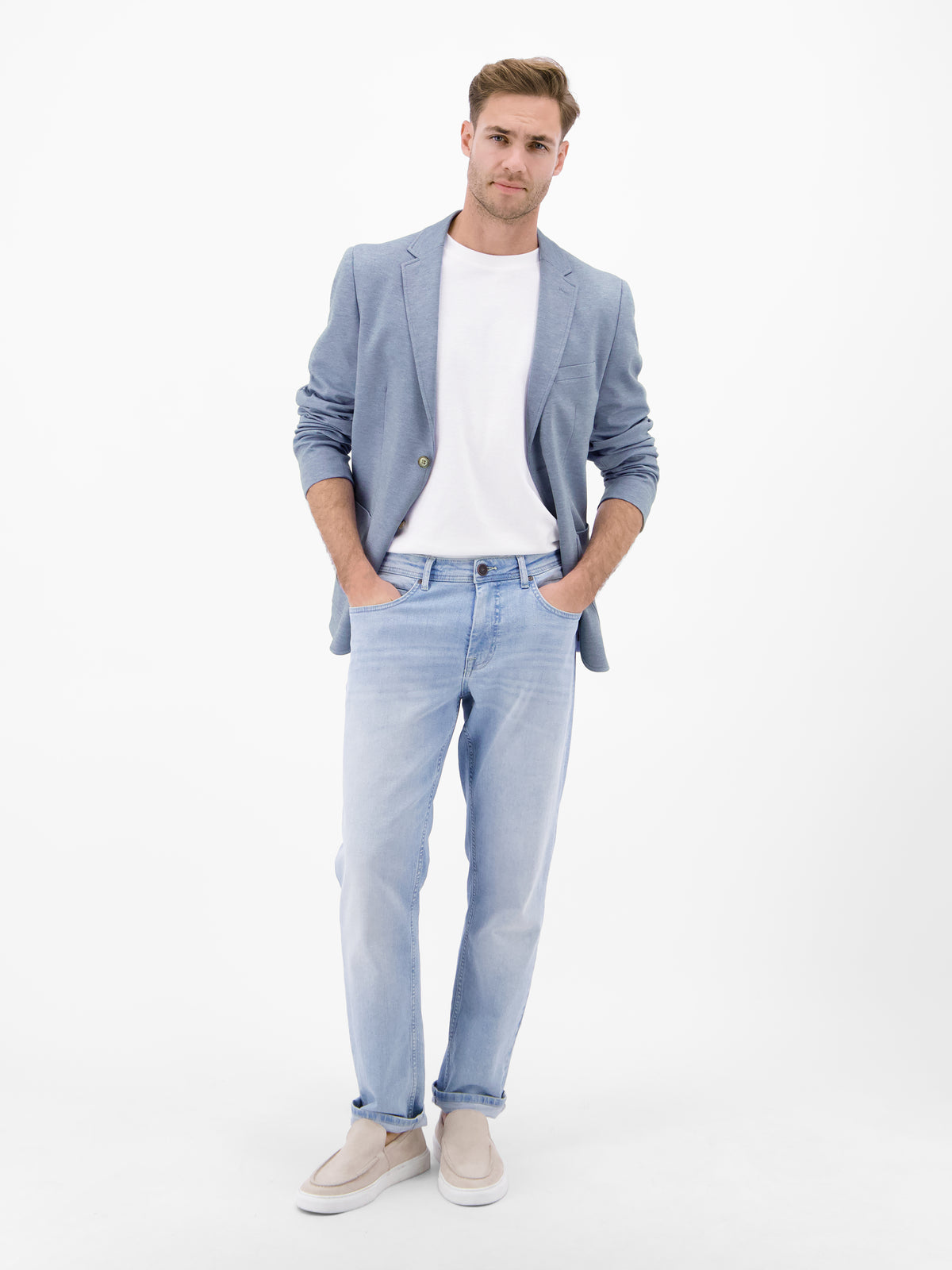 Jerseyblazer in Strickoptik - Sakko