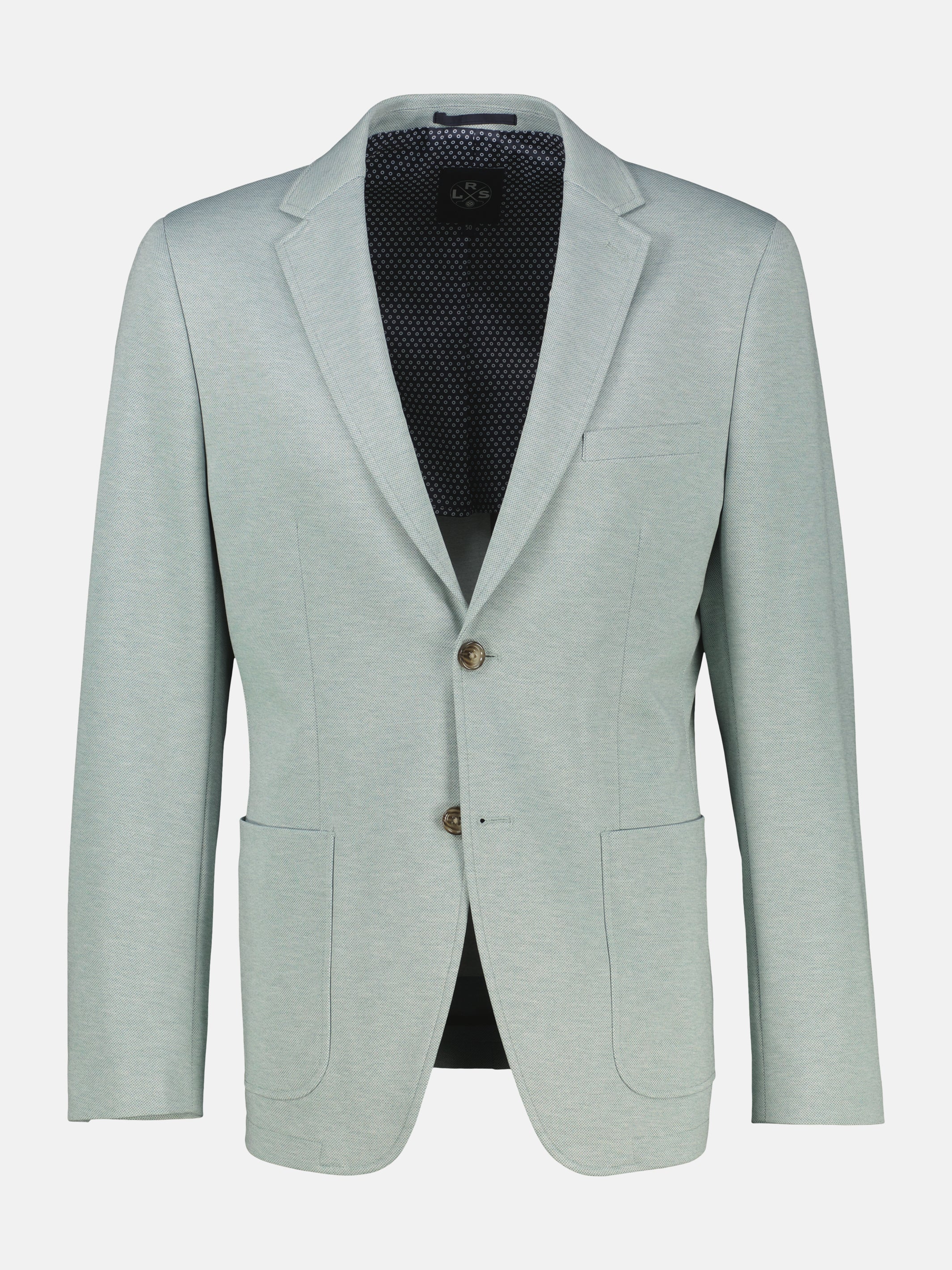 Leichter Jersey-Blazer mit bedrucktem Futter - Sakko