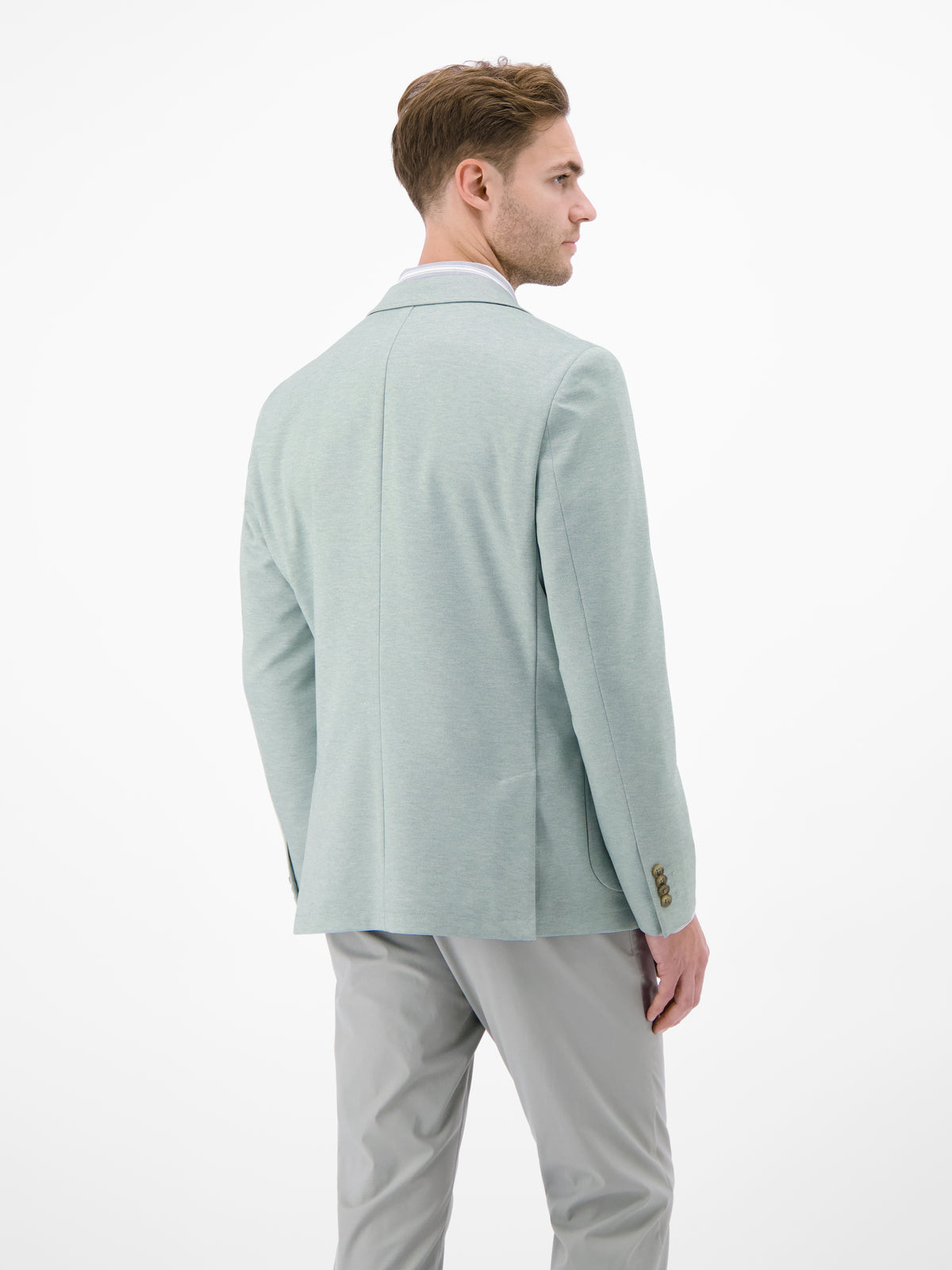 Leichter Jersey-Blazer mit bedrucktem Futter - Sakko