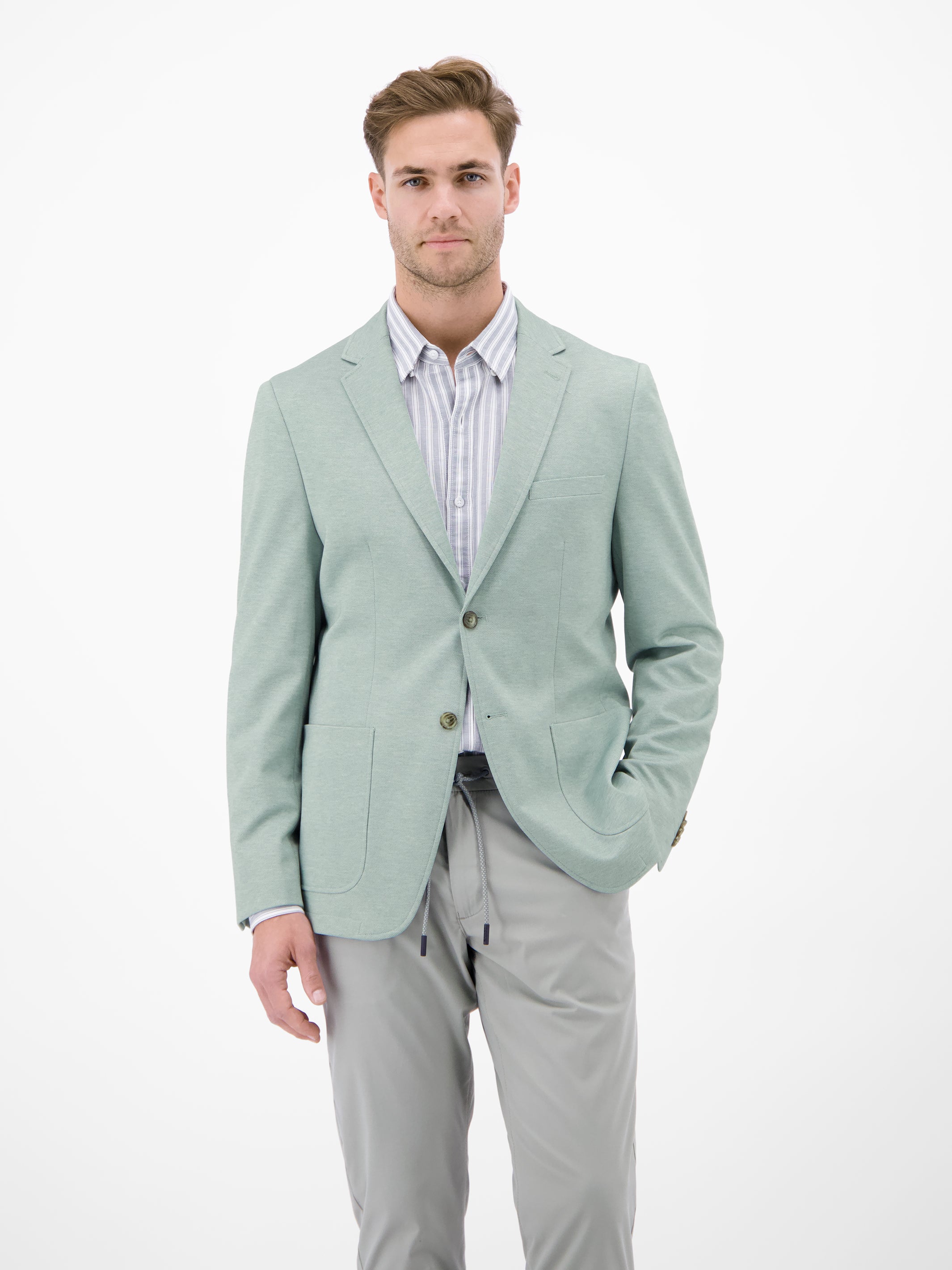 Jerseyblazer in Strickoptik - Sakko