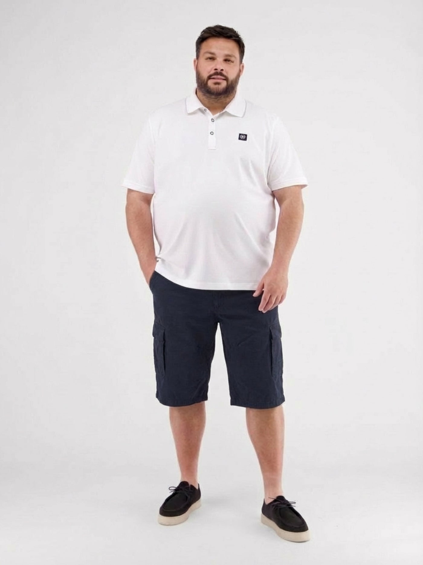 Lang-Bermuda mit Cargotaschen, grosse Größen - Cargo Shorts