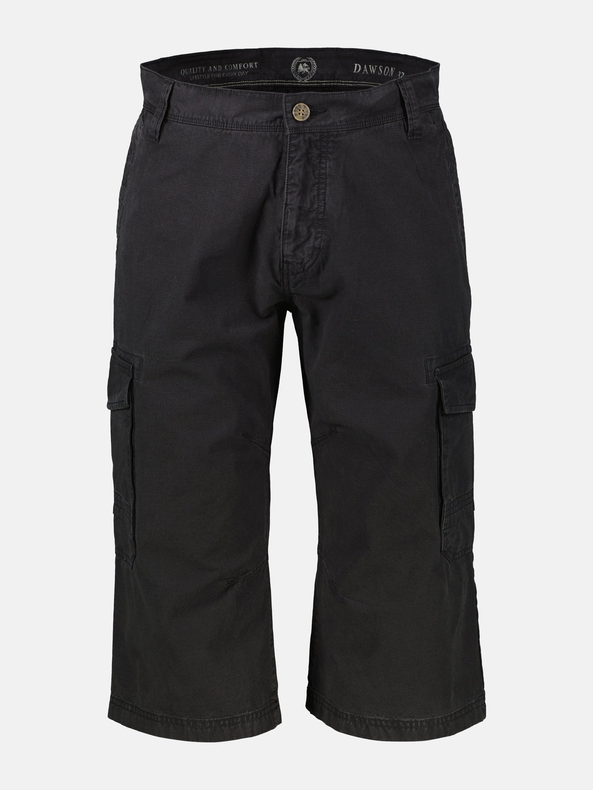 Bermuda mit Cargotaschen, lang geschnitten - Cargo Shorts