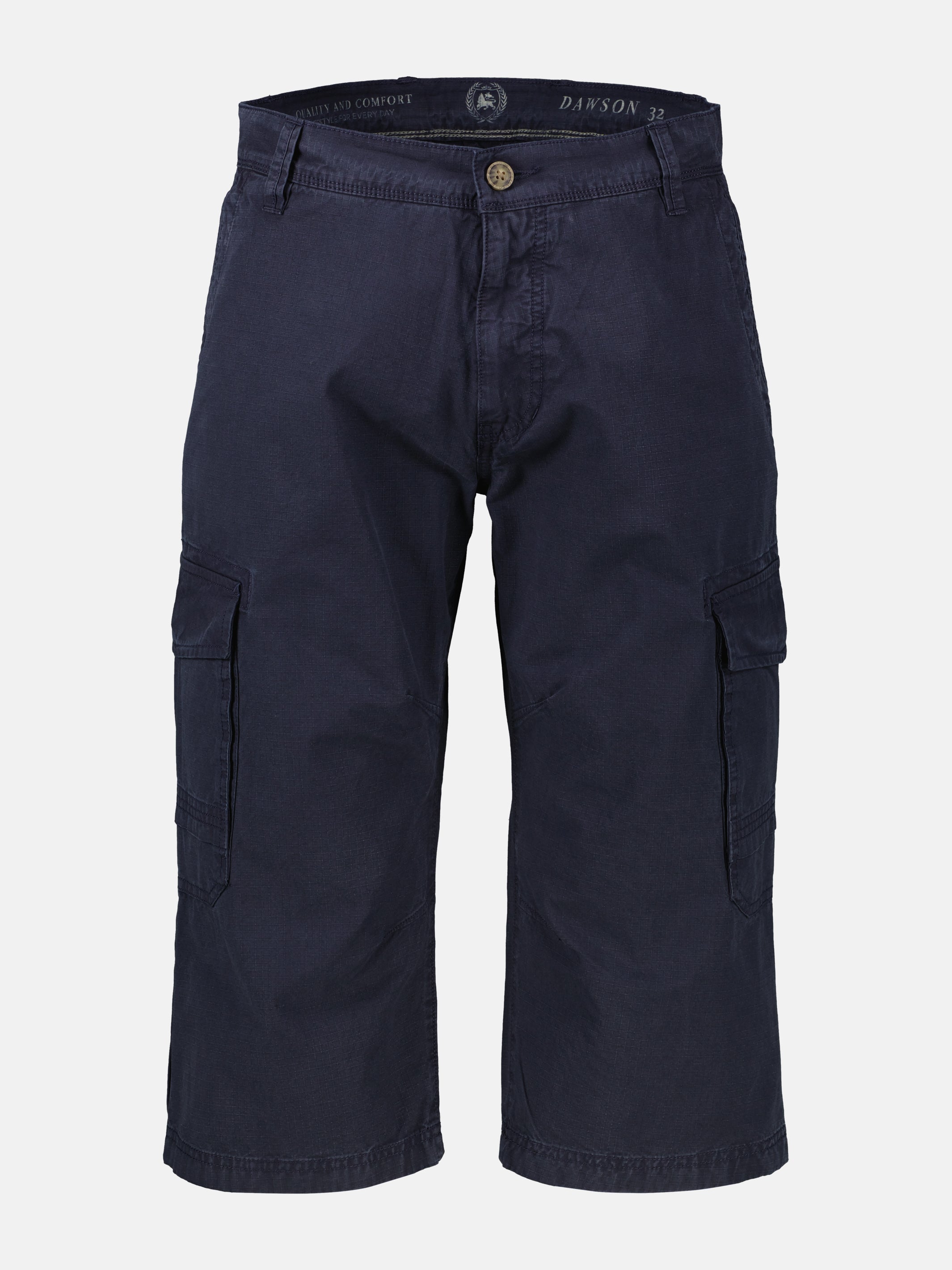 Bermuda mit Cargotaschen, lang geschnitten - Cargo Shorts