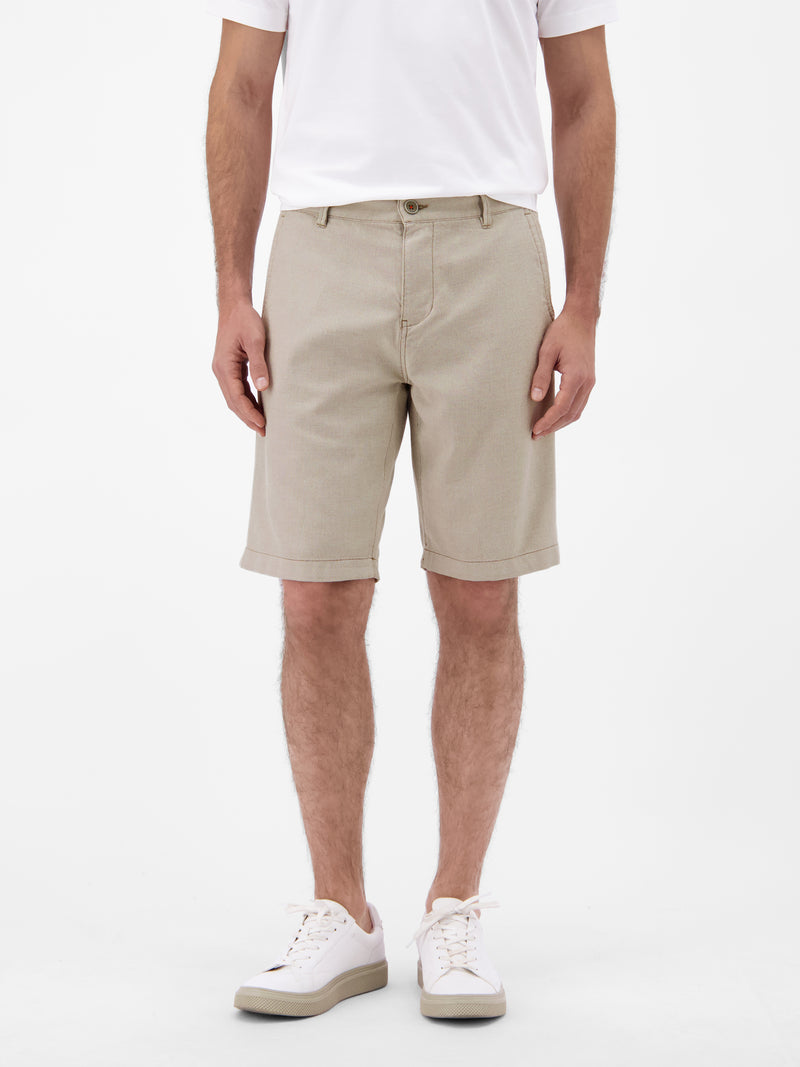 Flexible Chino Bermuda in Strukturqualität - Chino Shorts