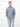Gestreiftes Langarmhemd aus Leinen-Baumwoll-Mix - 