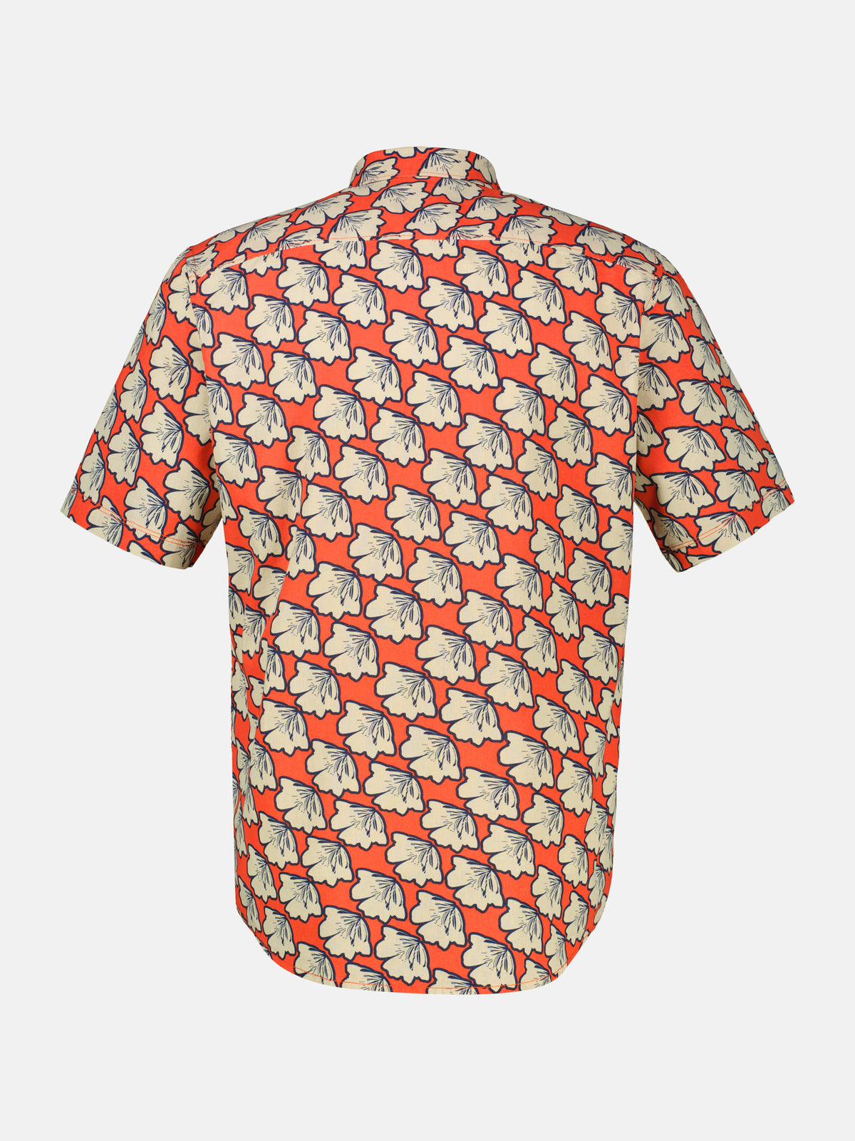 Kurzarmhemd mit floralem All-over-Print - Kurzarmhemd