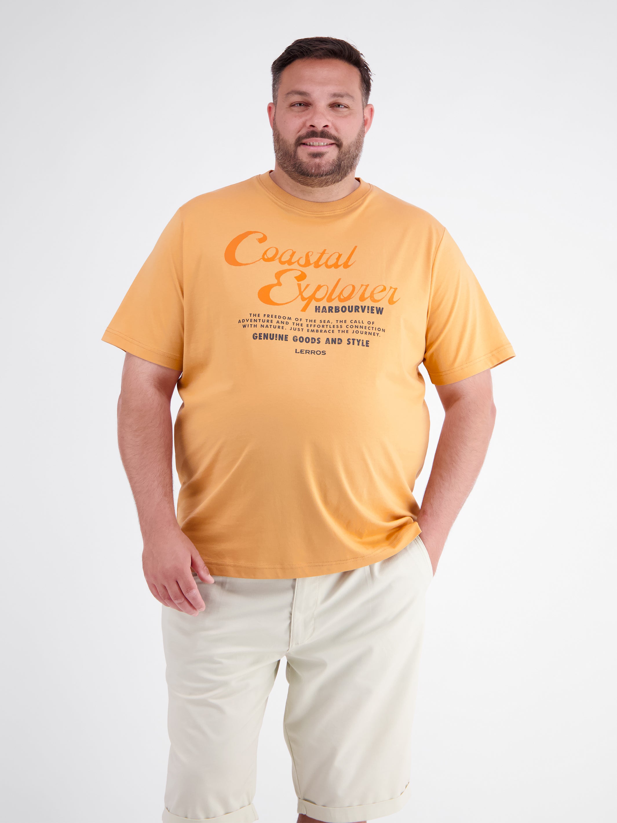 T-shirt made from 100% cotton, plus sizes