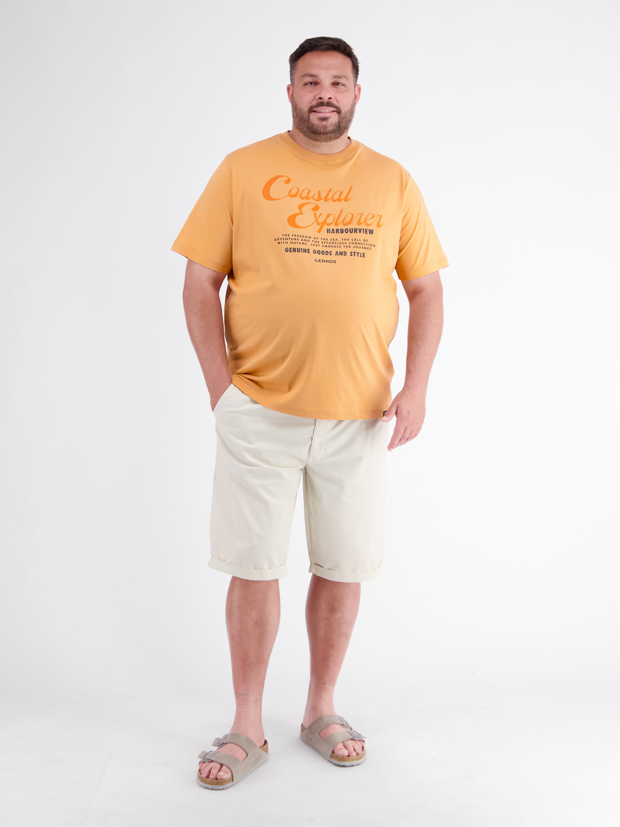 T-shirt made from 100% cotton, plus sizes
