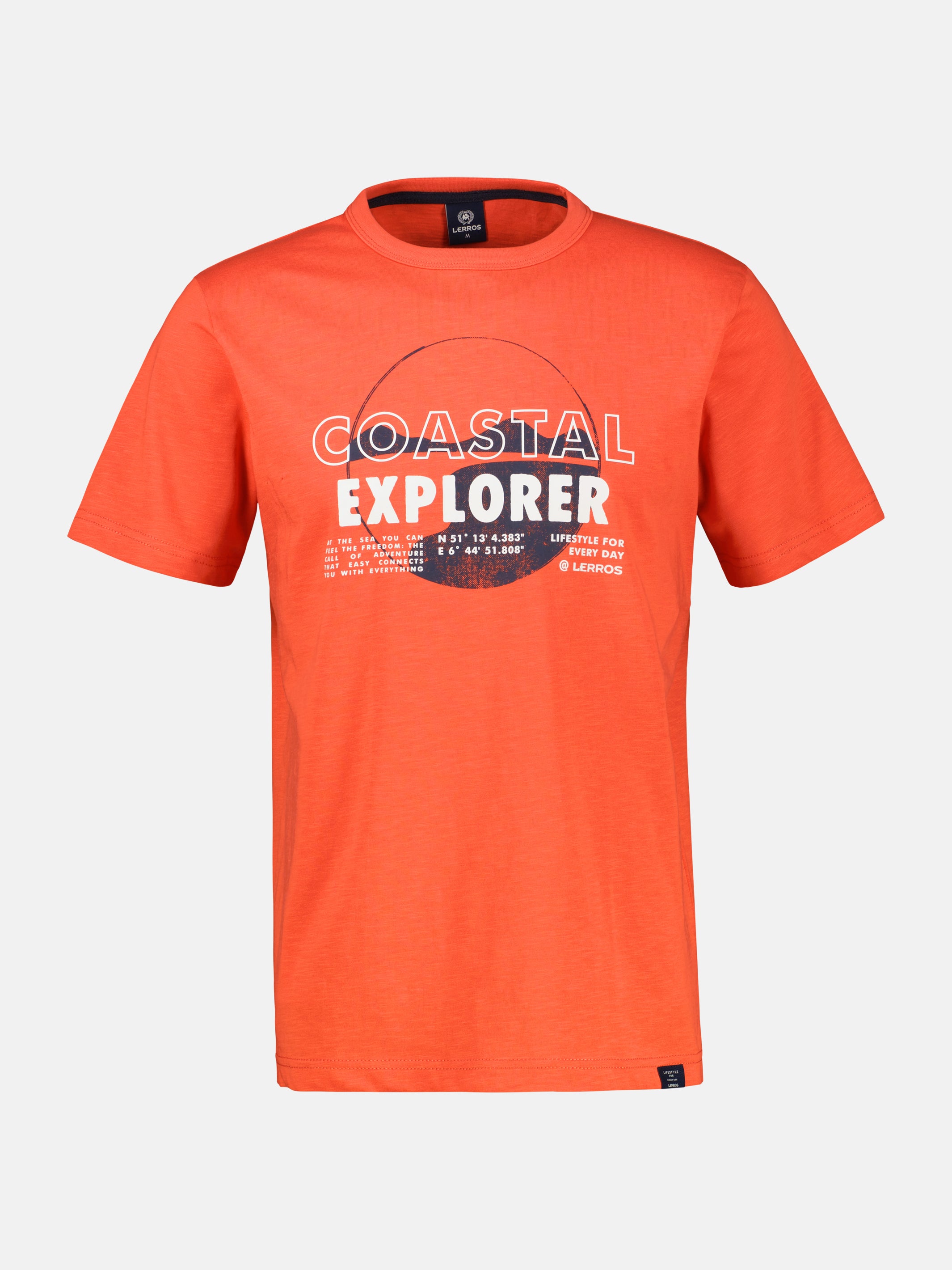 T-Shirt mit mit O-Neck in großen Größen - T-Shirt Rundhals