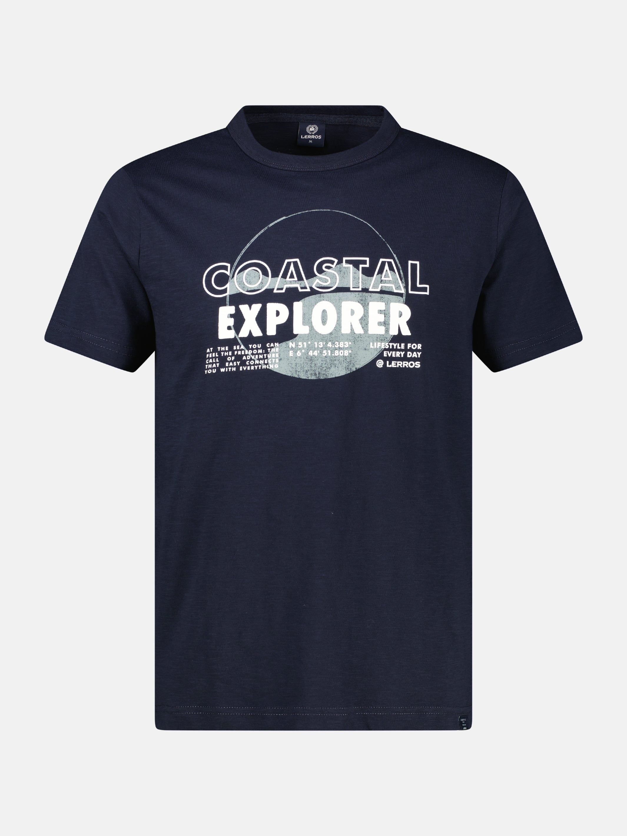T-Shirt mit mit O-Neck in großen Größen - T-Shirt Rundhals