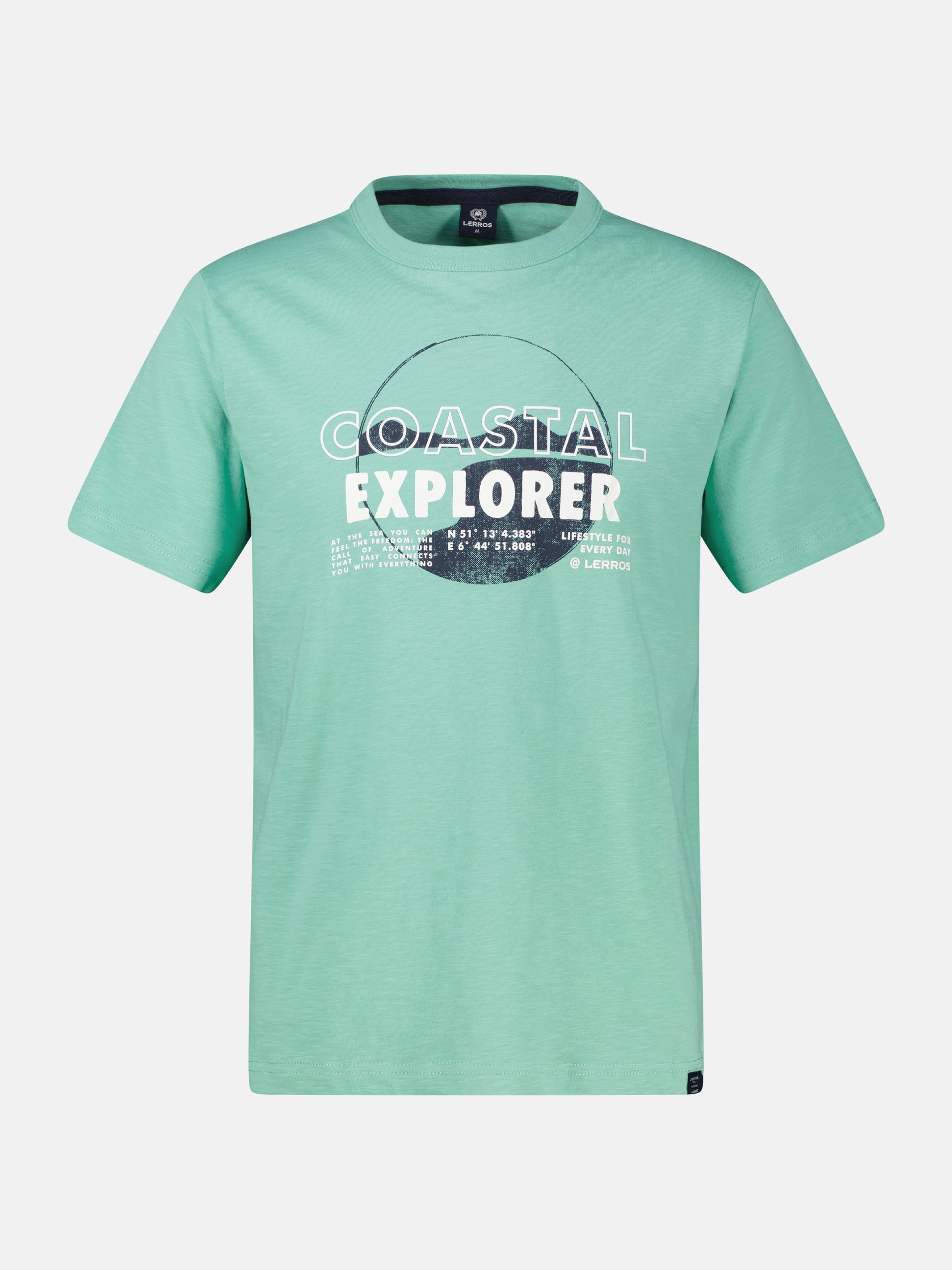 T-Shirt mit mit O-Neck in großen Größen - T-Shirt Rundhals