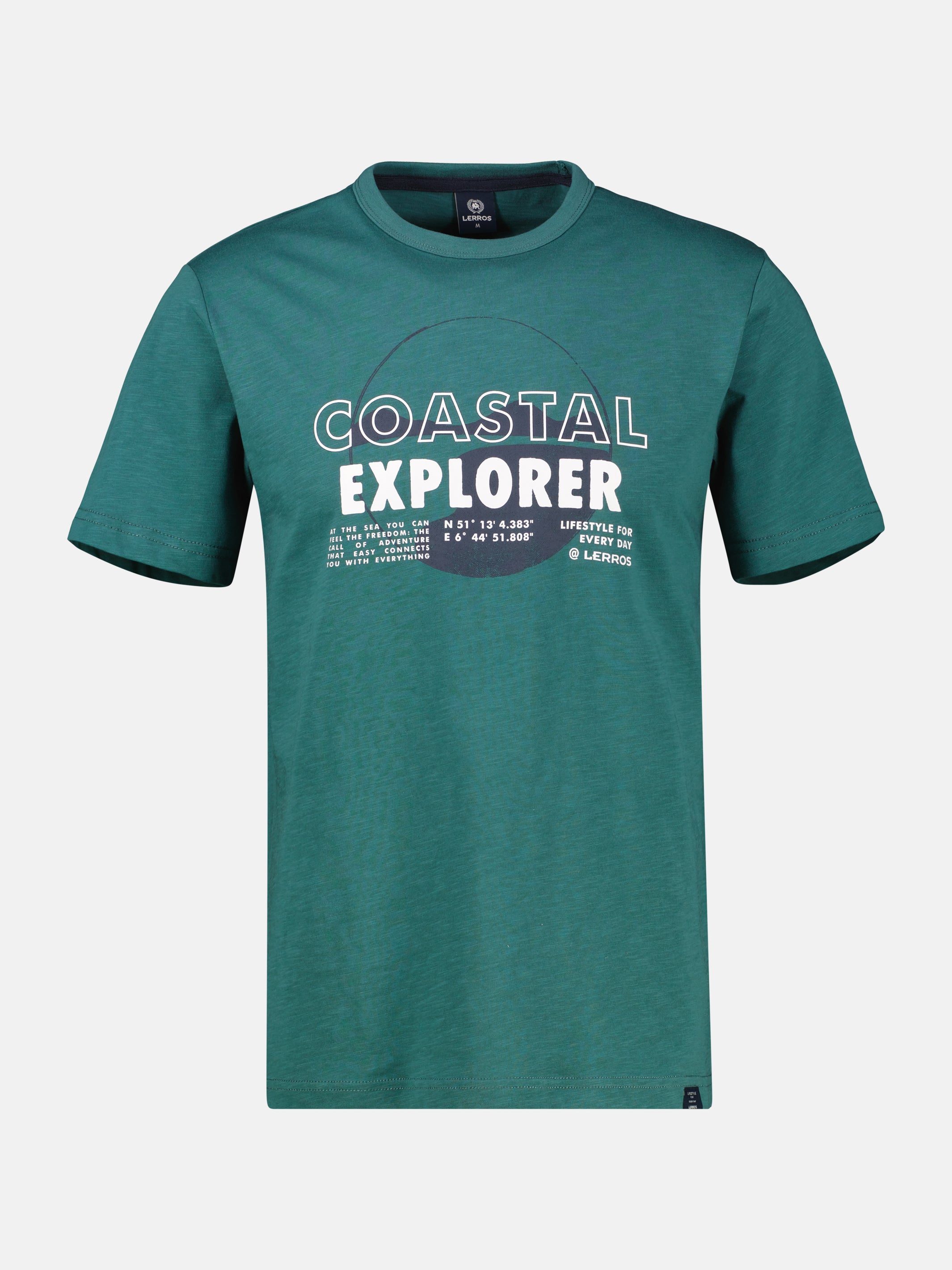 T-Shirt mit mit O-Neck in großen Größen - T-Shirt Rundhals