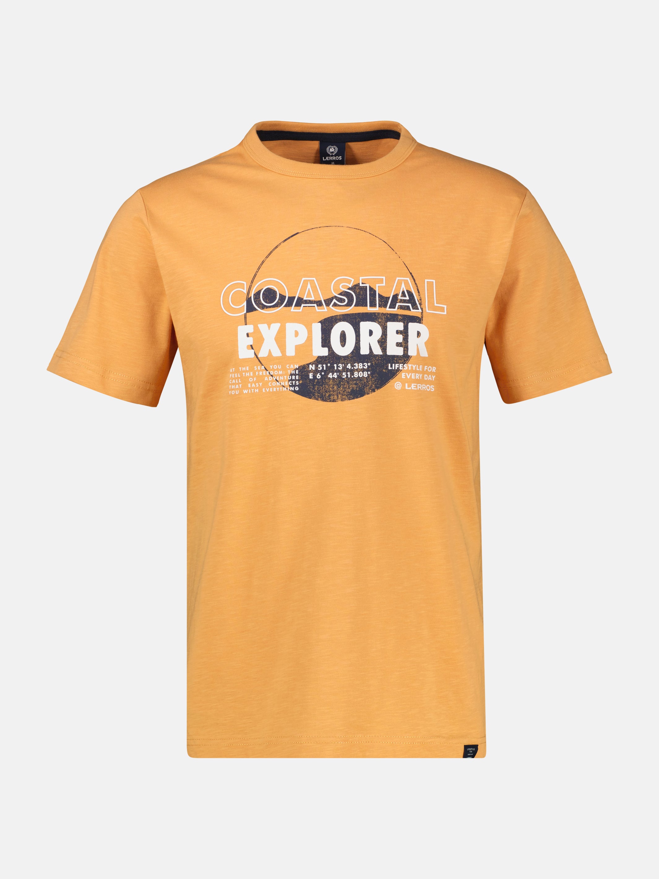 T-Shirt mit mit O-Neck in großen Größen - T-Shirt Rundhals