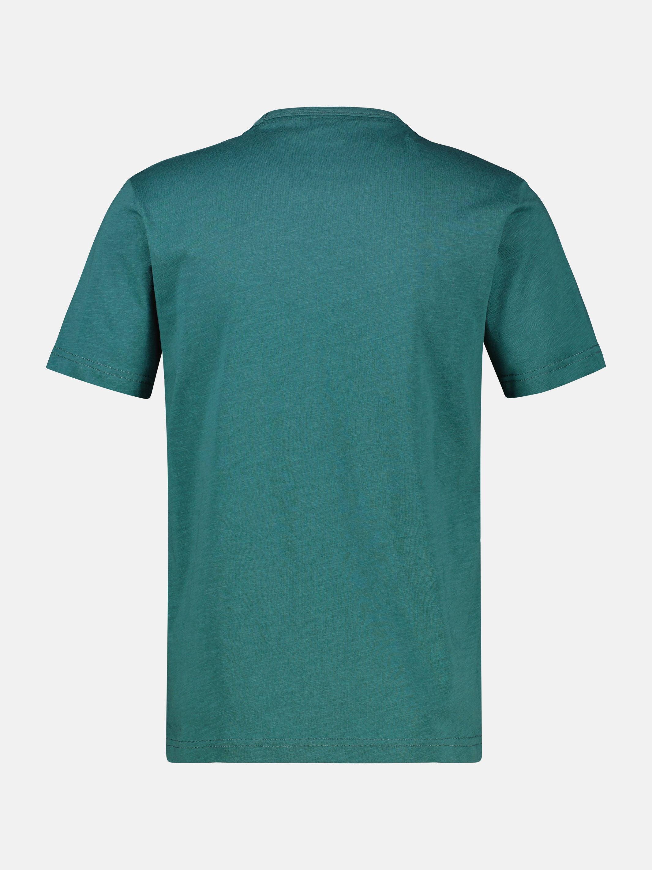 T-Shirt mit Brustprint und Rundhalsausschnitt - T-Shirt Rundhals