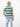 T-Shirt im Streifenlook mit O-Neck - T-Shirt Rundhals