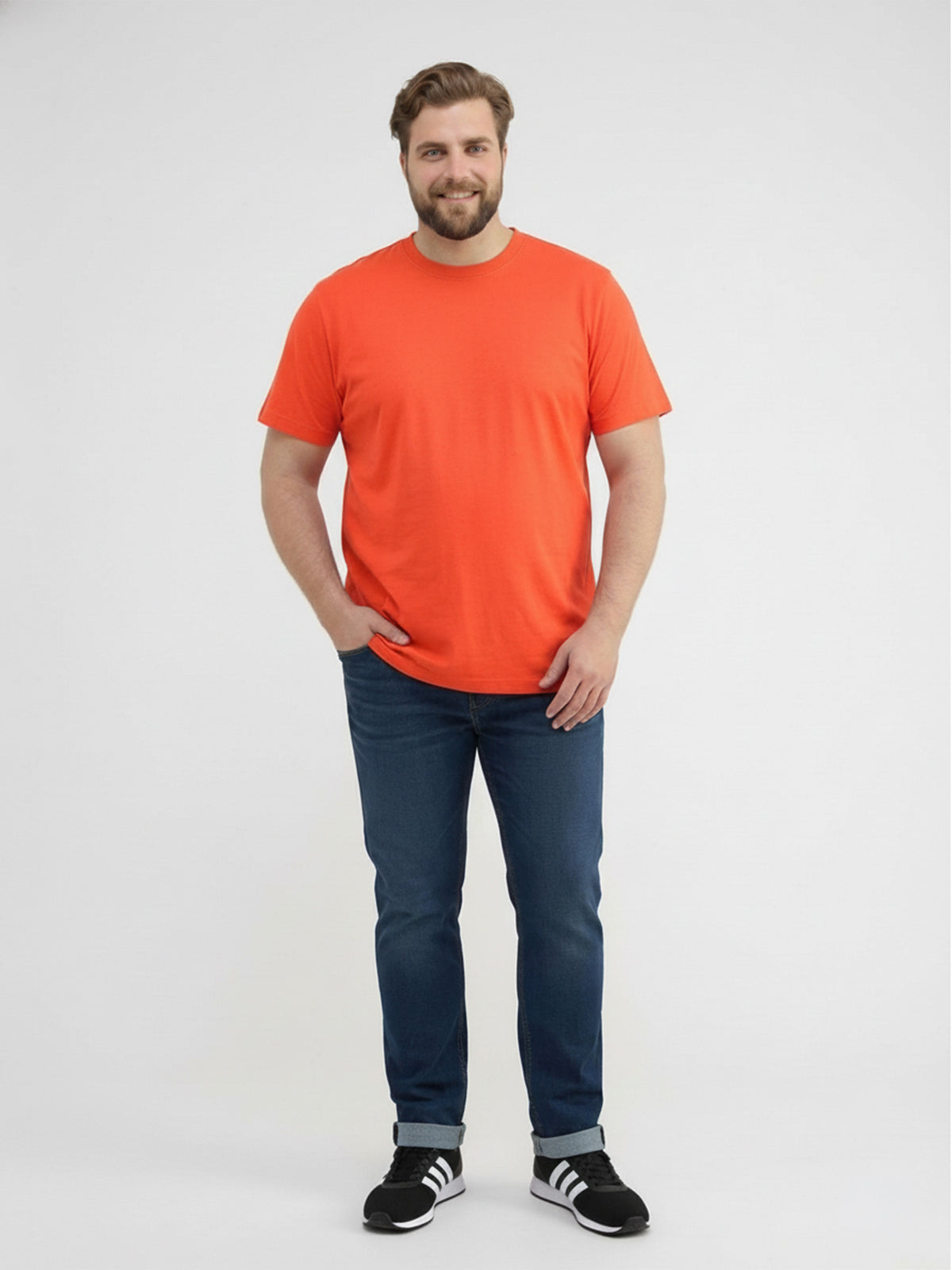 T-Shirt in Cool & Dry Qualität, große Größen - T-Shirt Rundhals
