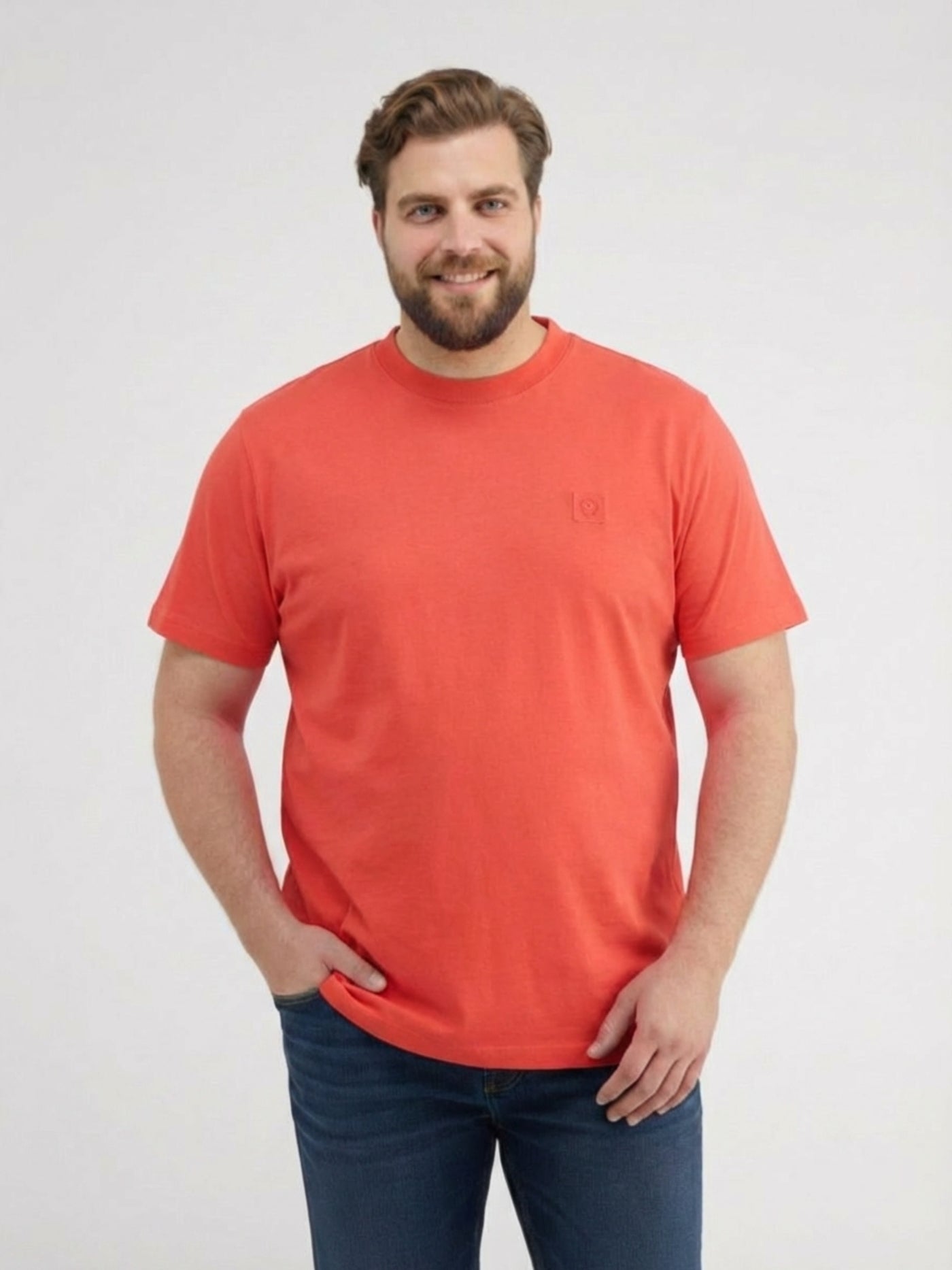 T-Shirt in Cool & Dry Qualität, große Größen - T-Shirt Rundhals