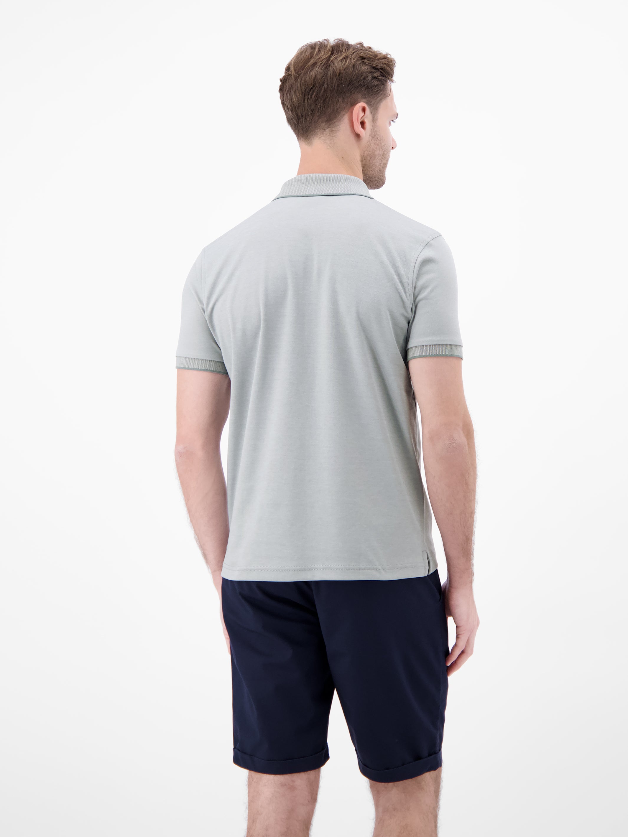 Unifarbenes Poloshirt in Piqué-Qualität - Polo Shirt Kurzarm