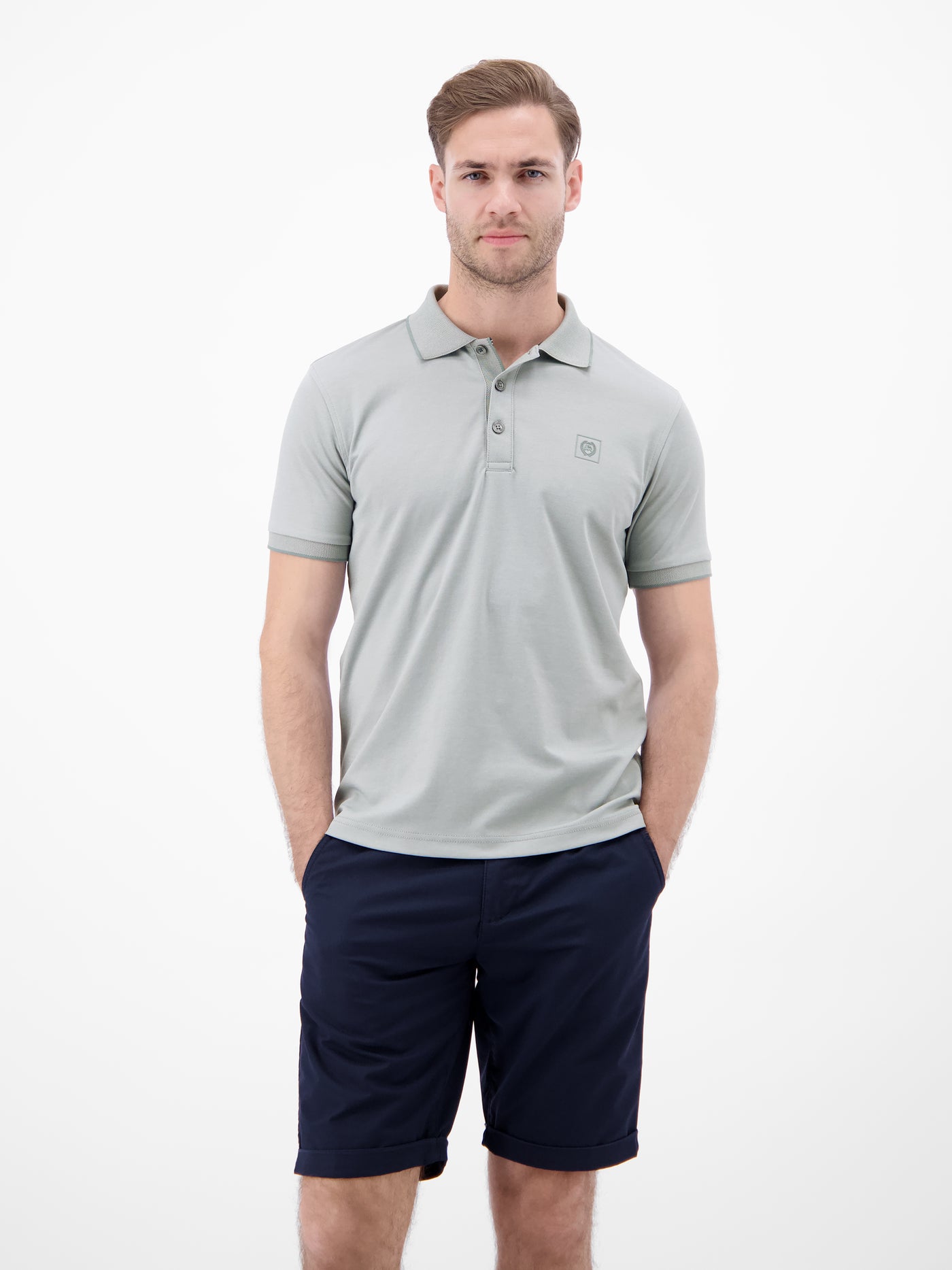 Unifarbenes Poloshirt in Piqué-Qualität - Polo Shirt Kurzarm