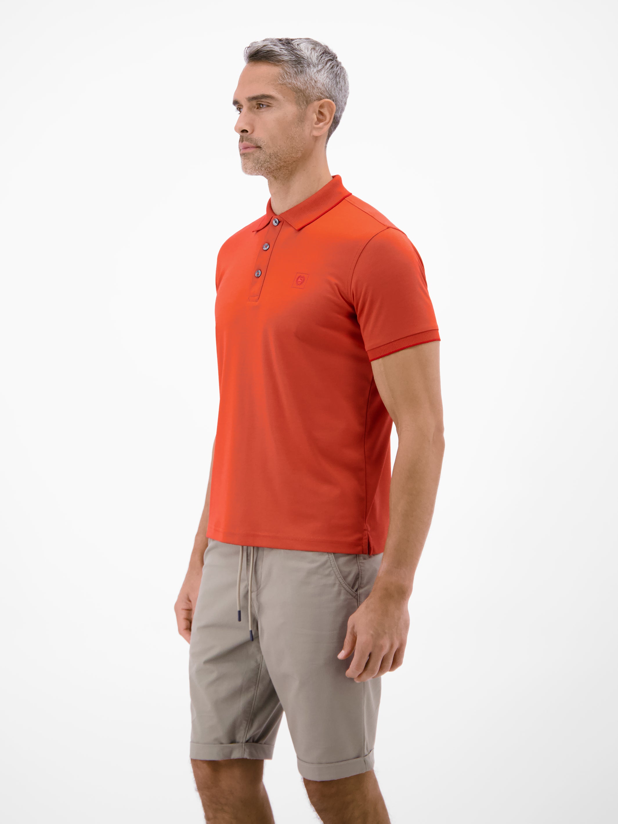 Unifarbenes Poloshirt in Piqué-Qualität - Polo Shirt Kurzarm