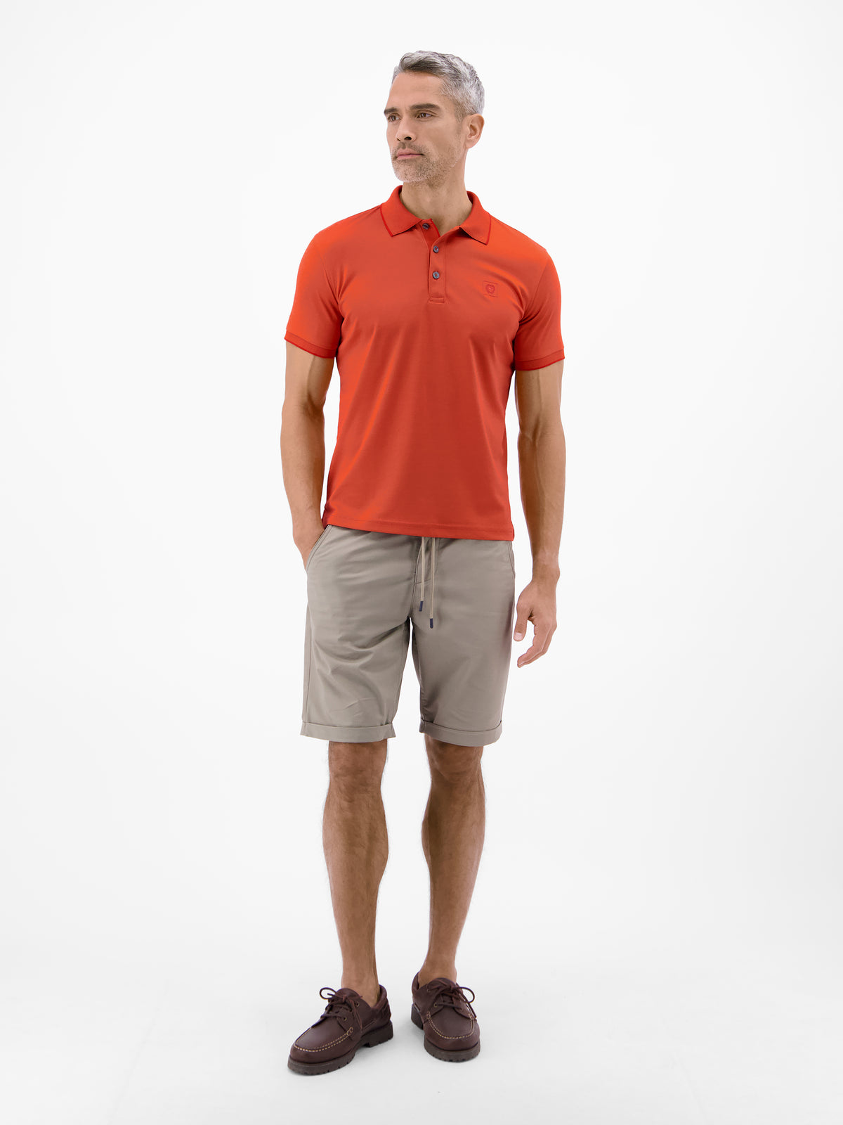 Unifarbenes Poloshirt in Piqué-Qualität - Polo Shirt Kurzarm