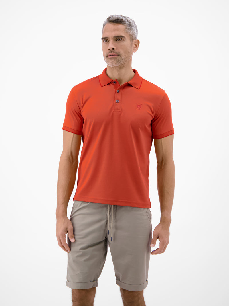 Unifarbenes Poloshirt in Piqué-Qualität - Polo Shirt Kurzarm
