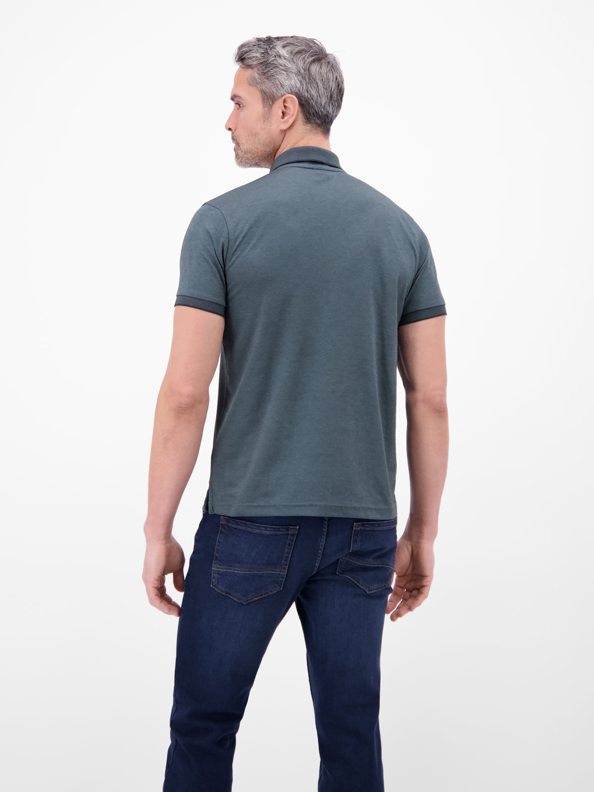 Unifarbenes Poloshirt in Piqué-Qualität - Polo Shirt Kurzarm