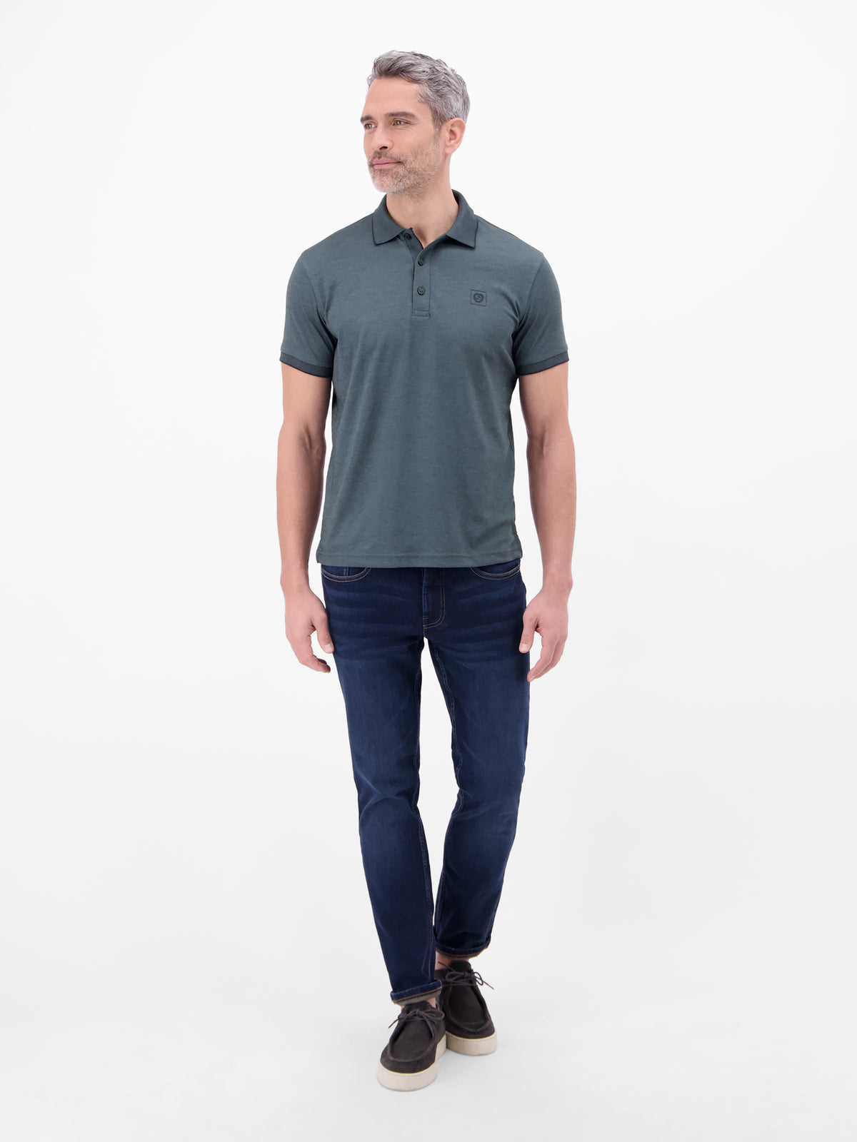Unifarbenes Poloshirt in Piqué-Qualität - Polo Shirt Kurzarm
