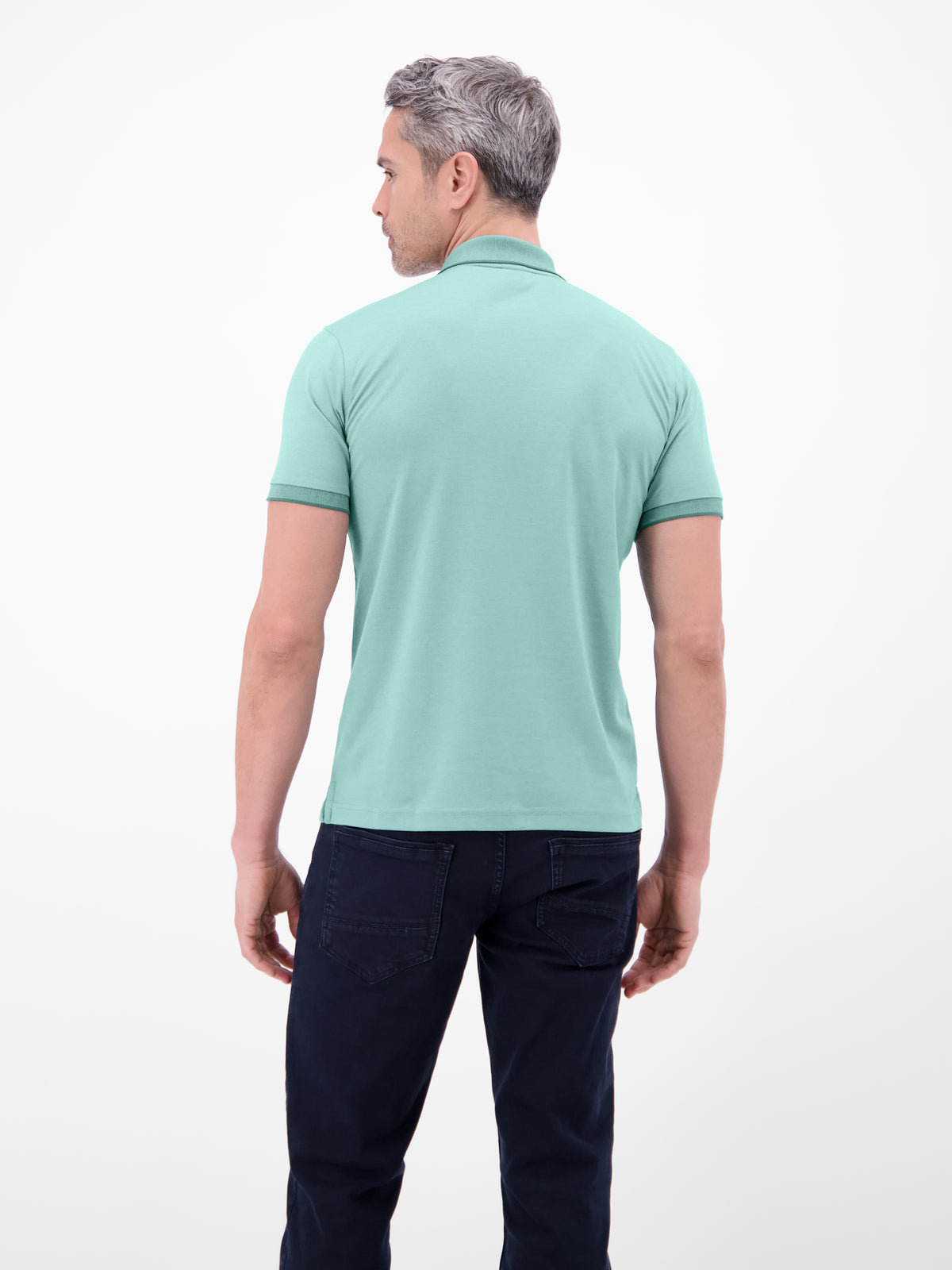 Unifarbenes Poloshirt in Piqué-Qualität - Polo Shirt Kurzarm
