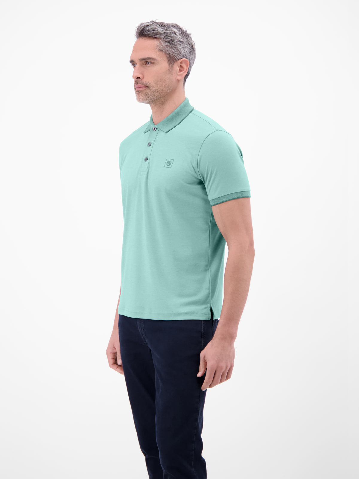 Unifarbenes Poloshirt in Piqué-Qualität - Polo Shirt Kurzarm