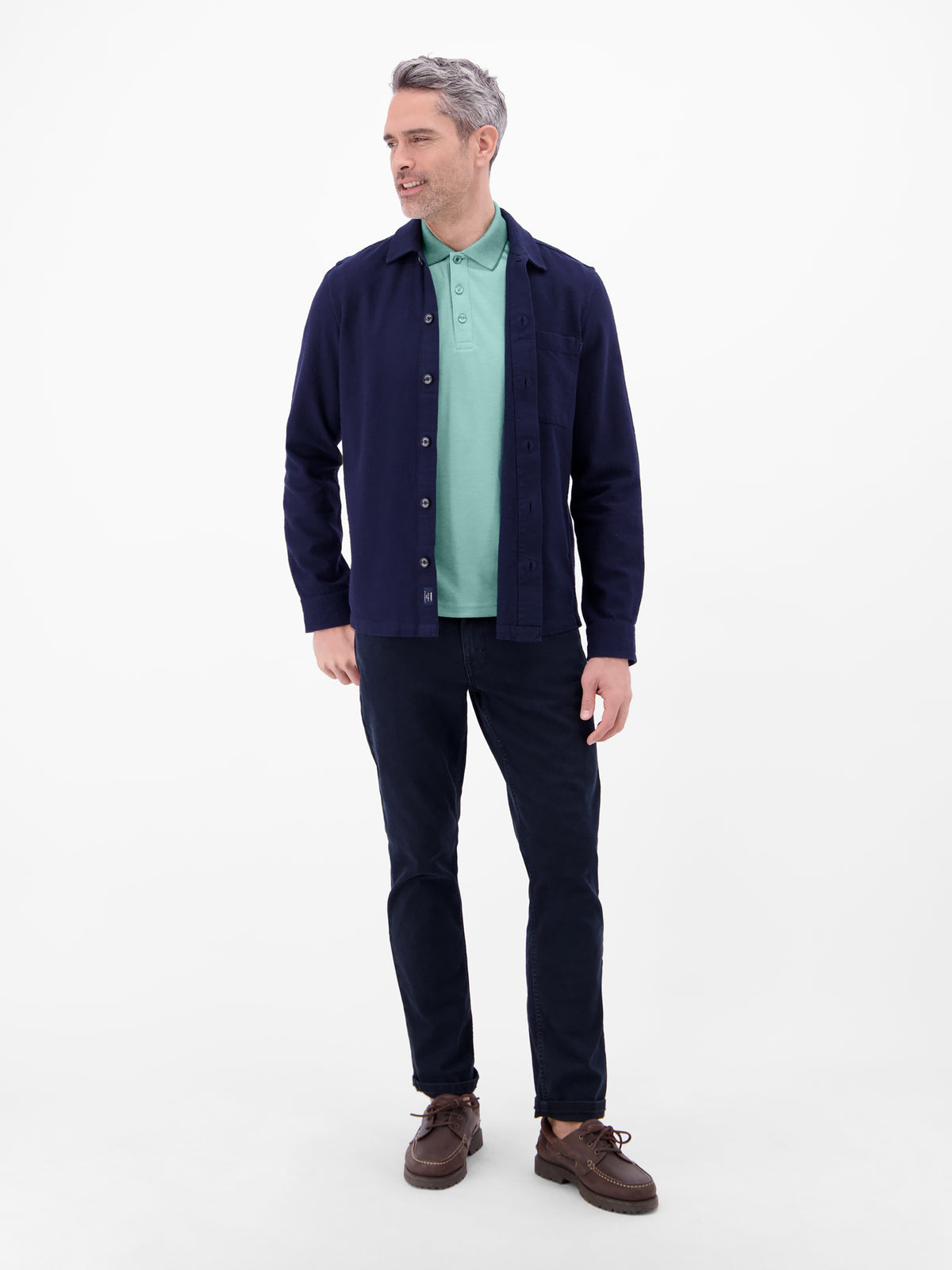 Unifarbenes Poloshirt in Piqué-Qualität - Polo Shirt Kurzarm