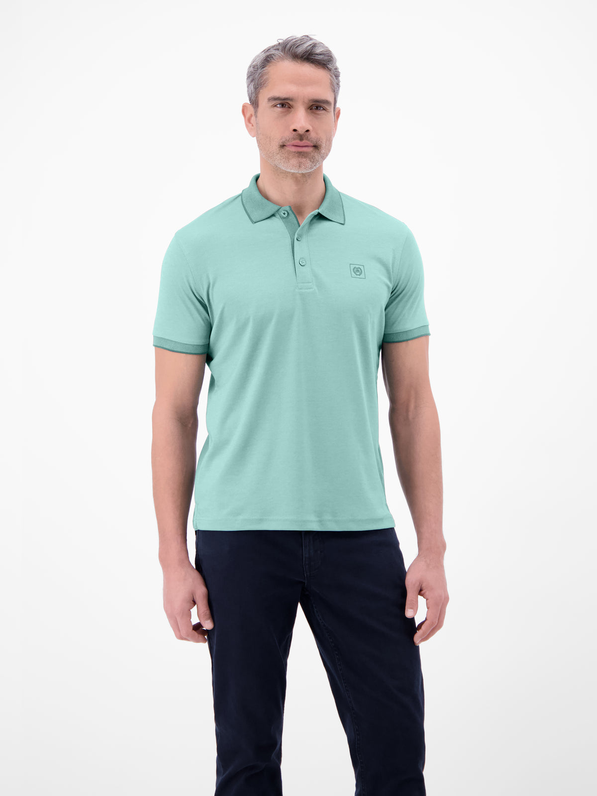 Unifarbenes Poloshirt in Piqué-Qualität - Polo Shirt Kurzarm