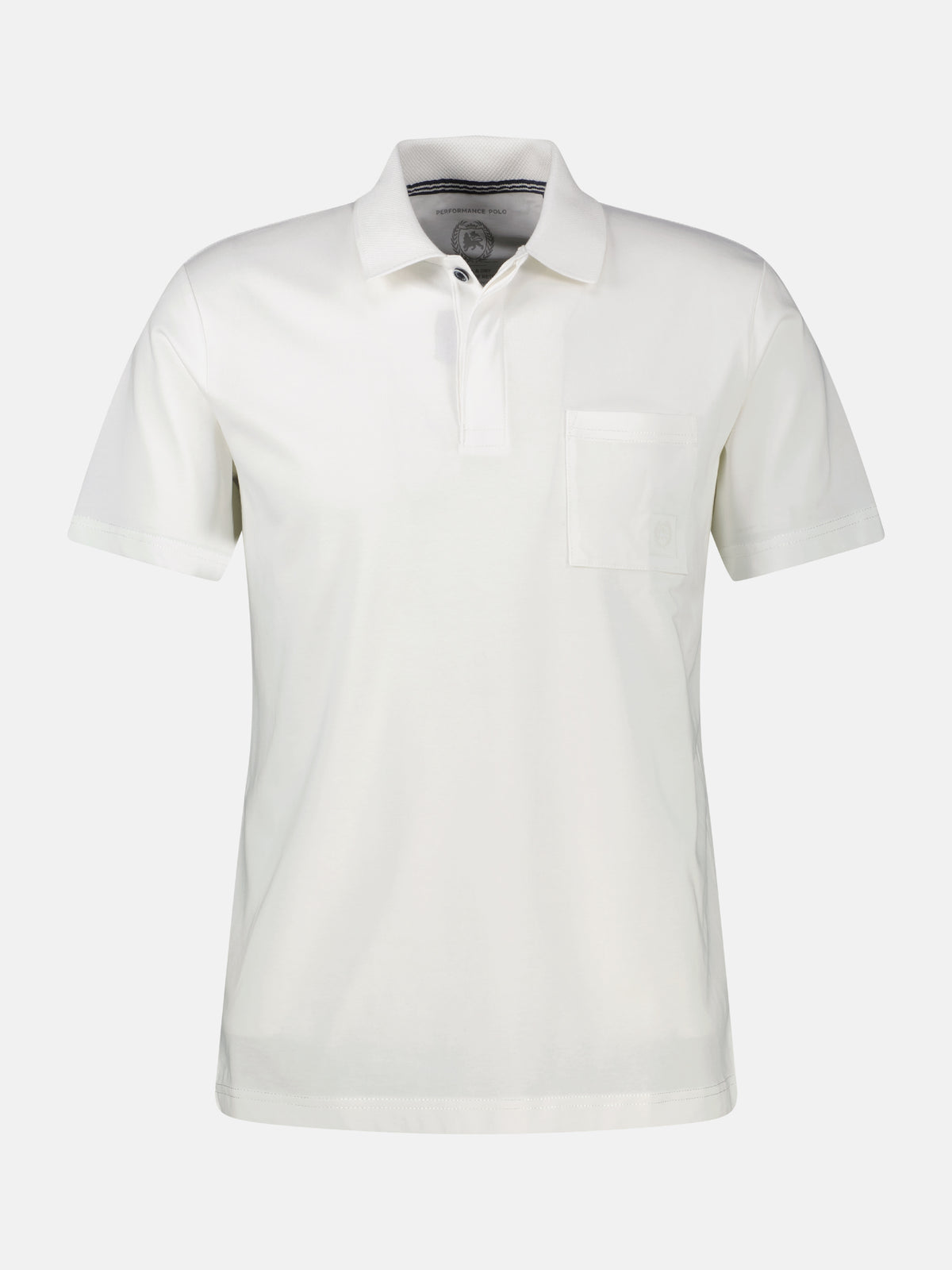 Cool & Dry Poloshirt, unifarben mit Flachstrickkragen - Polo Shirt Kurzarm