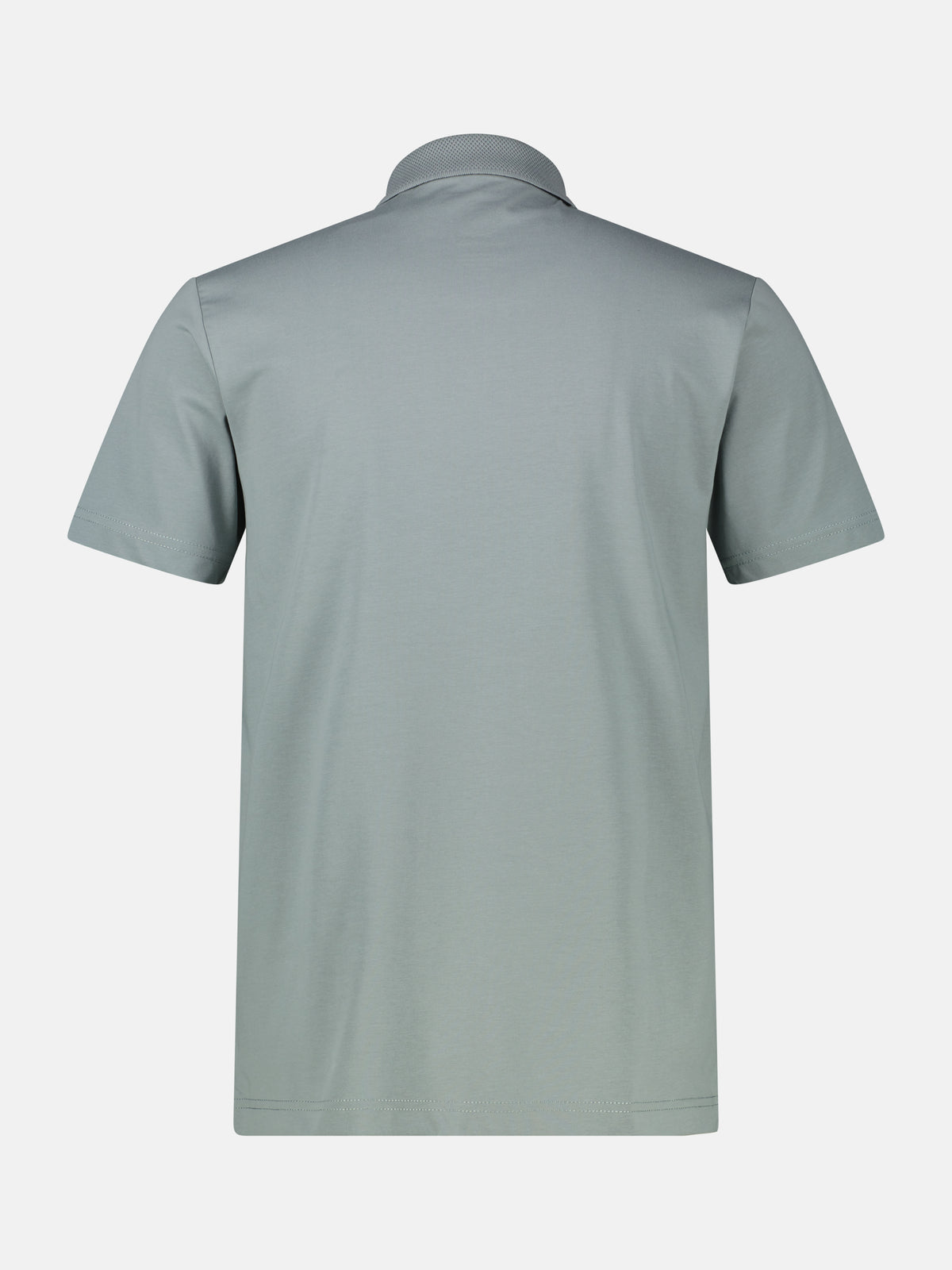 Cool & Dry Poloshirt, unifarben mit Flachstrickkragen - Polo Shirt Kurzarm