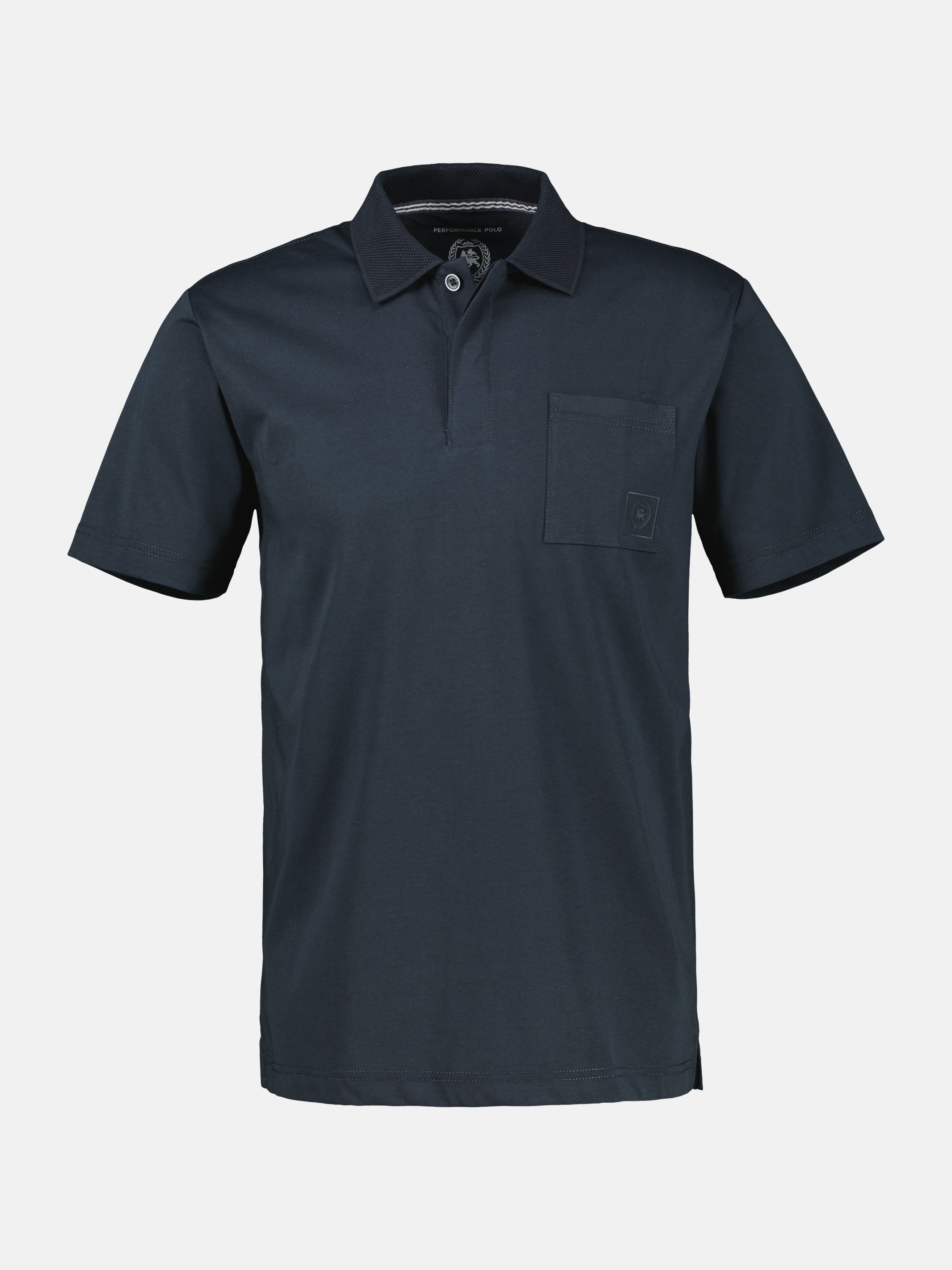 Cool & Dry Poloshirt, unifarben mit Flachstrickkragen - Polo Shirt Kurzarm