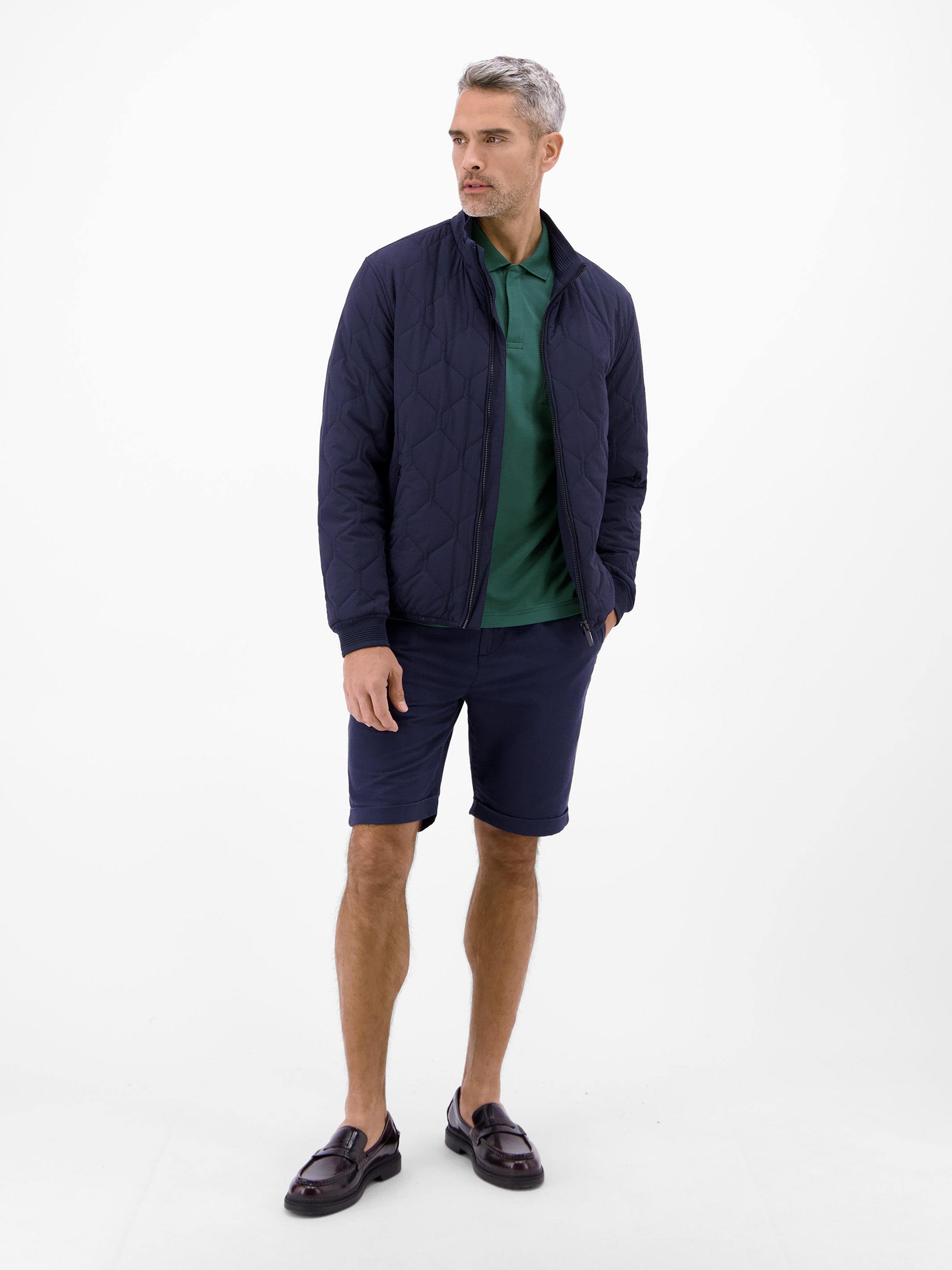 Cool & Dry Poloshirt, unifarben mit Flachstrickkragen - Polo Shirt Kurzarm