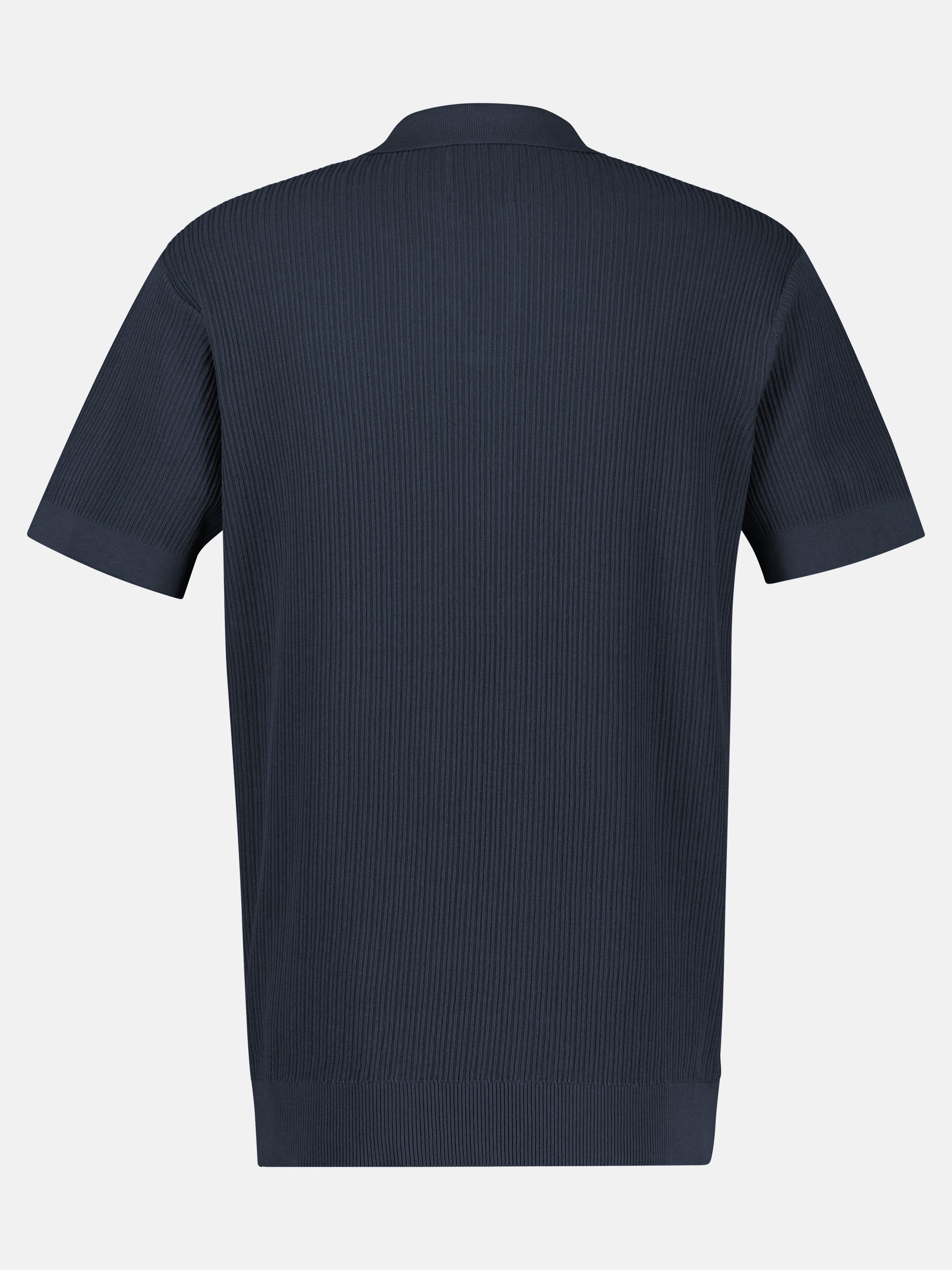 Polo aus nachhaltiger Baumwolle, Strickoptik - Polo Shirt Kurzarm