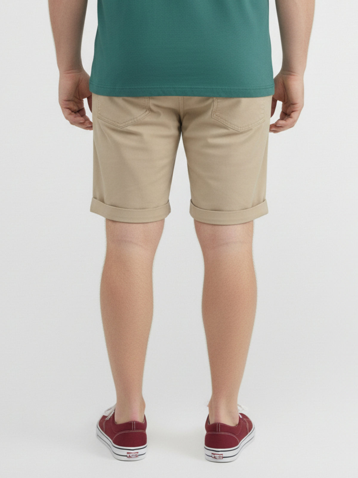 Kurze Chino aus Baumwollmix in großen Größen - Chino Shorts