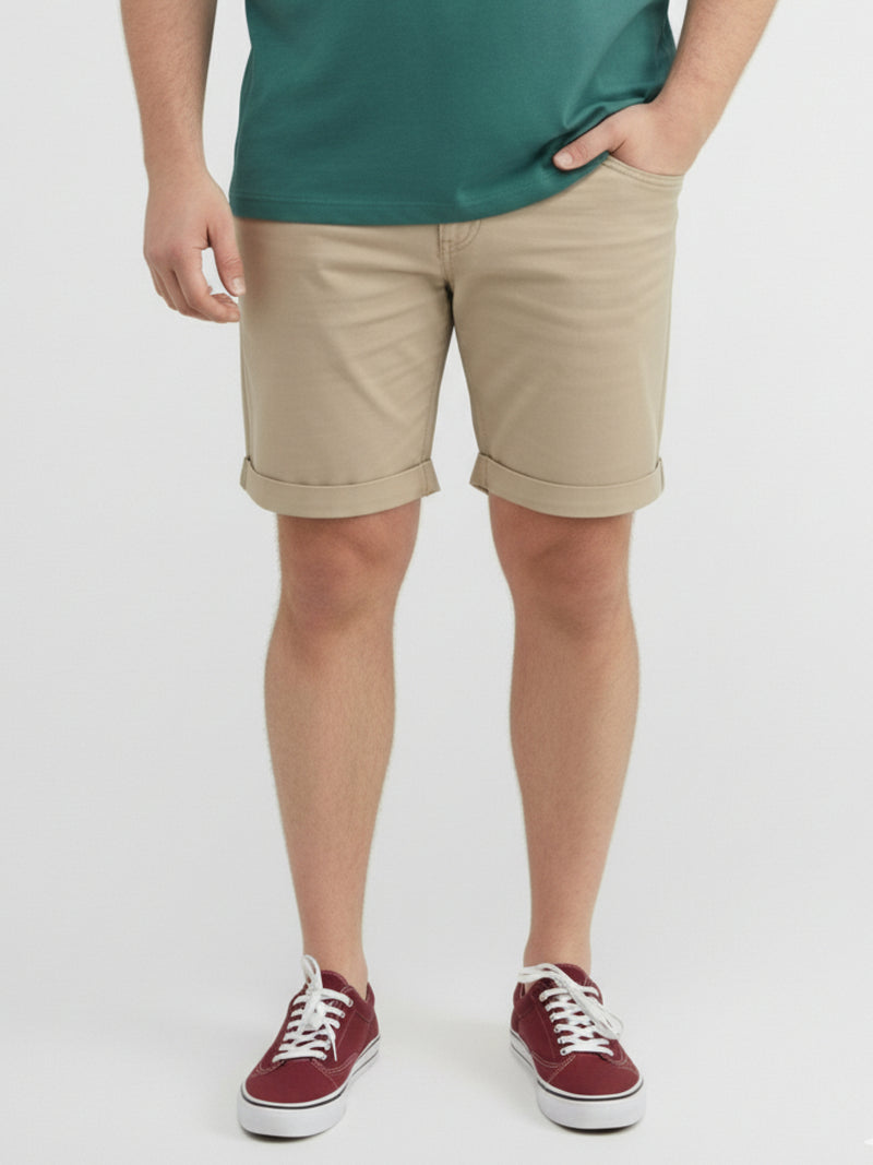 Kurze Chino aus Baumwollmix in großen Größen - Chino Shorts
